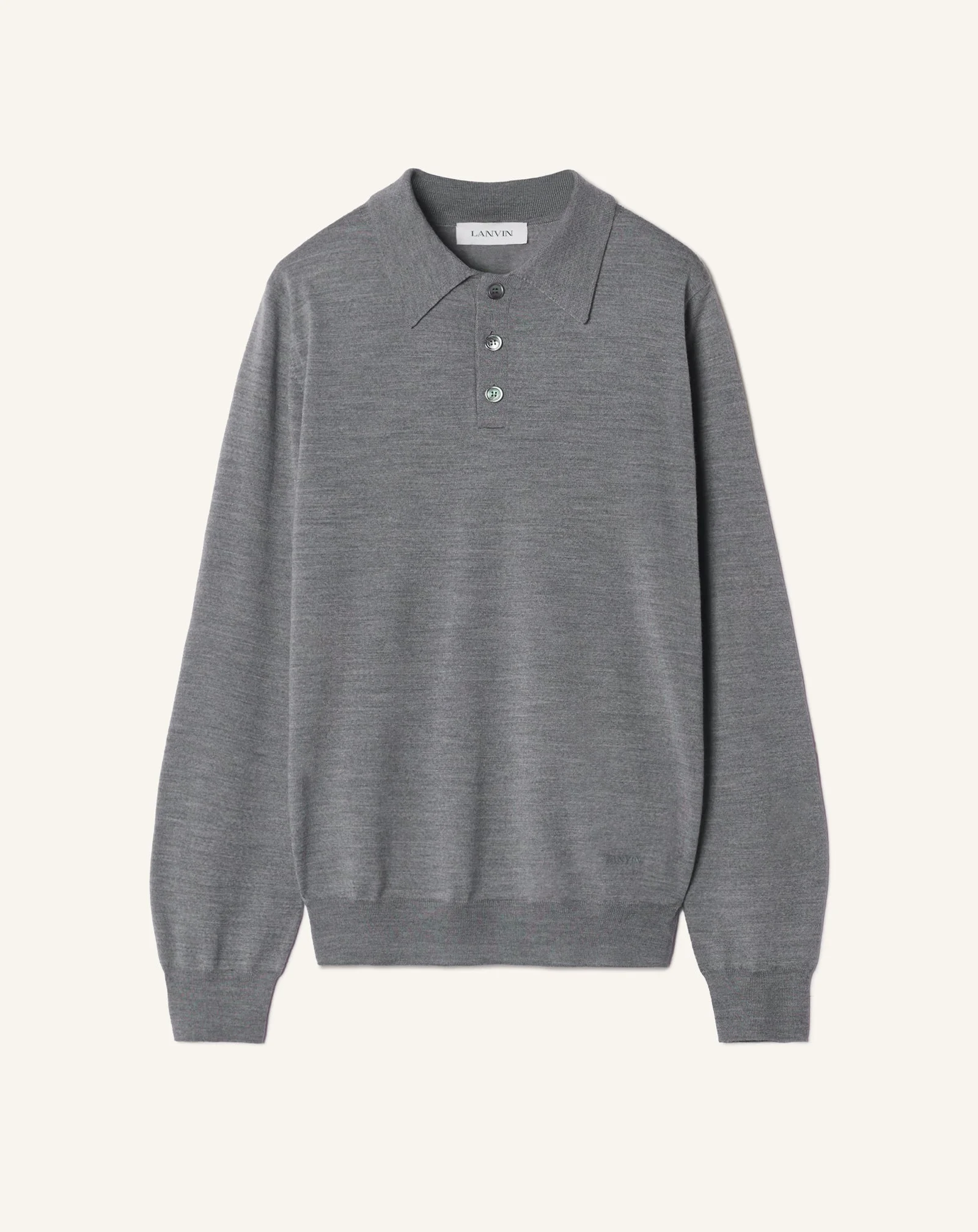 CLASSIC POLO SHIRT IN MERINO WOOL - 1