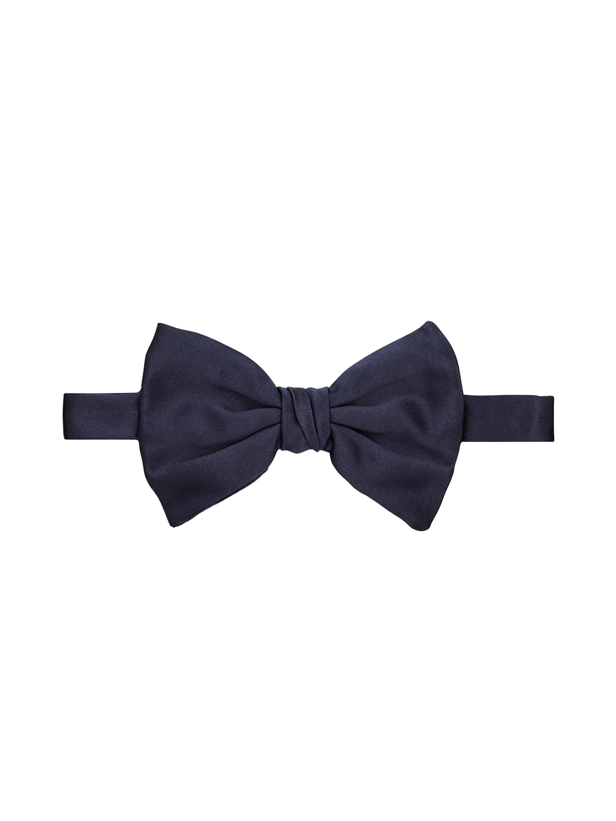 Men's Silk Pre-Tied Bow Tie - Blue - 1