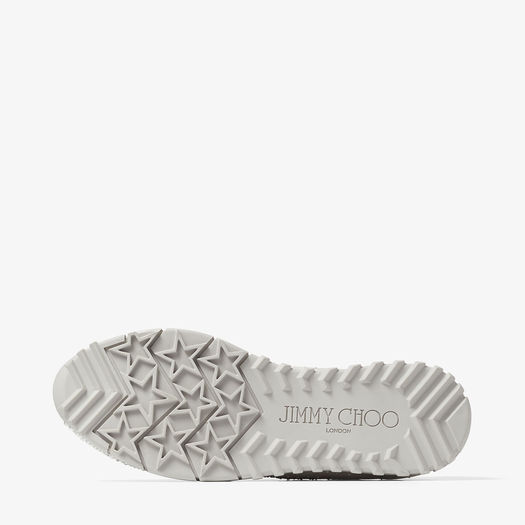 Verona
Pebble Grey Knit Trainers with Dégrade Crystals - 5