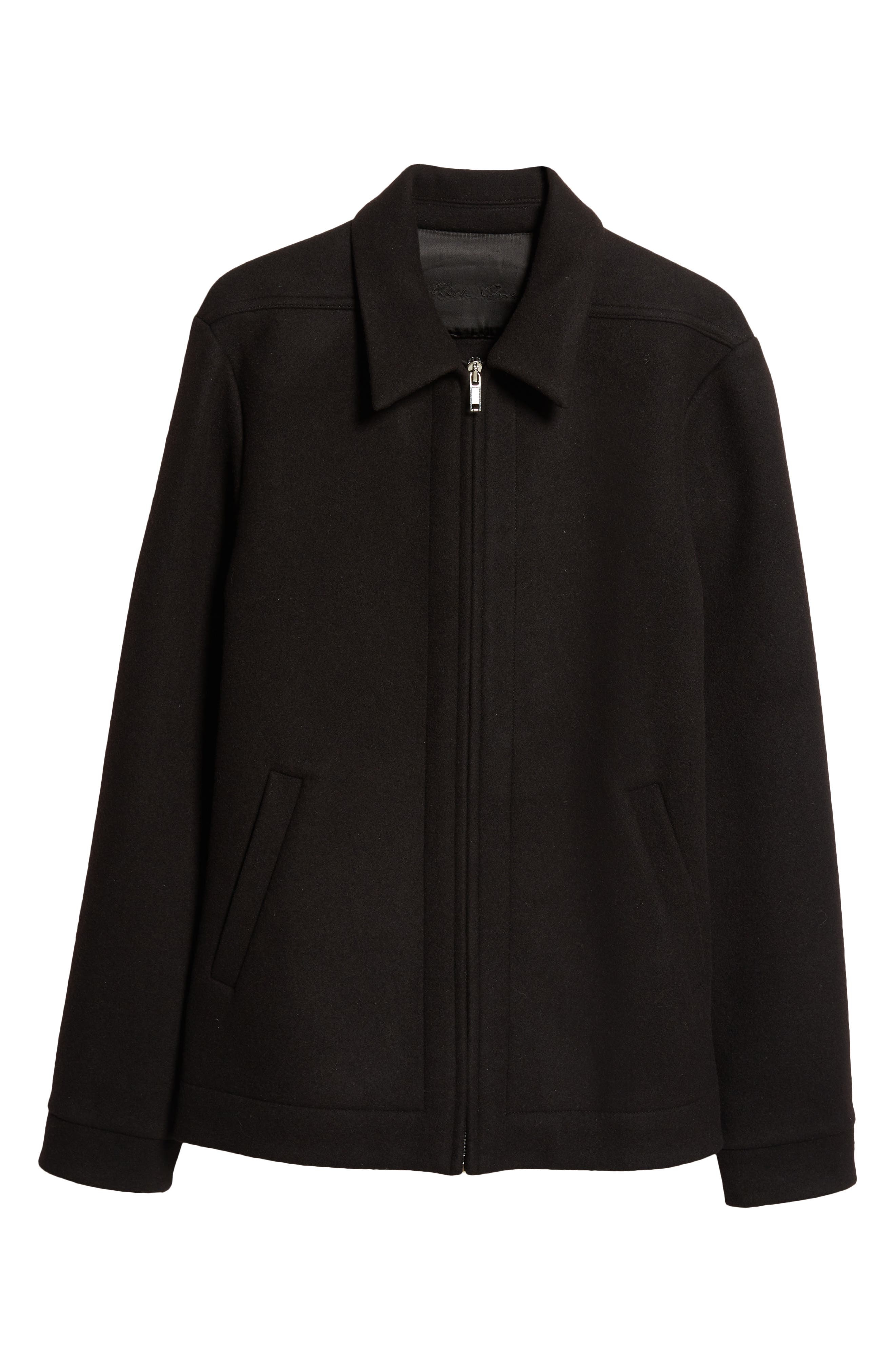 Rick Owens Brad Wool Jacket in Black at Nordstrom - 7