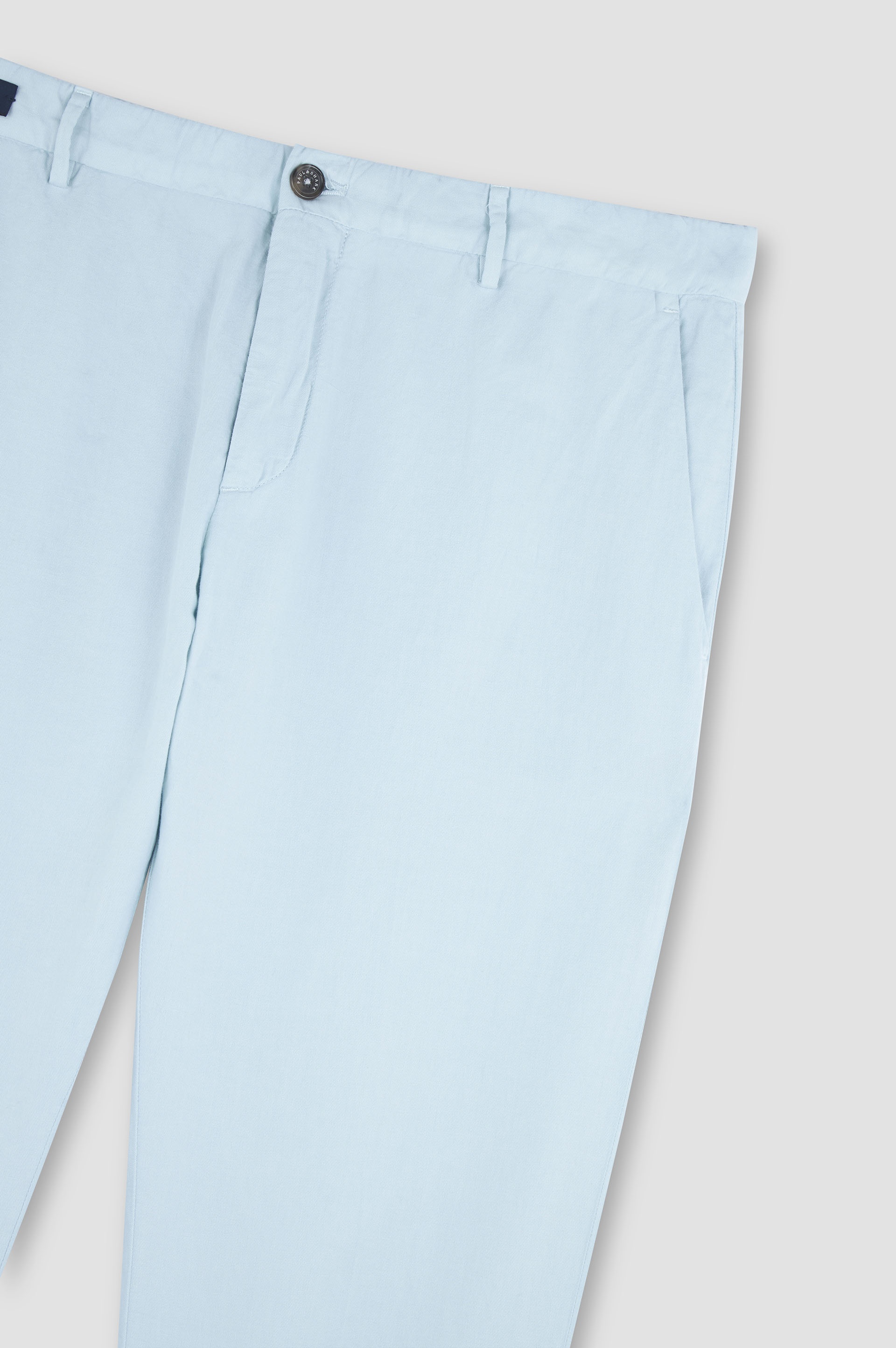 CHINO PANTS IN LINEN AND COTTON - 5