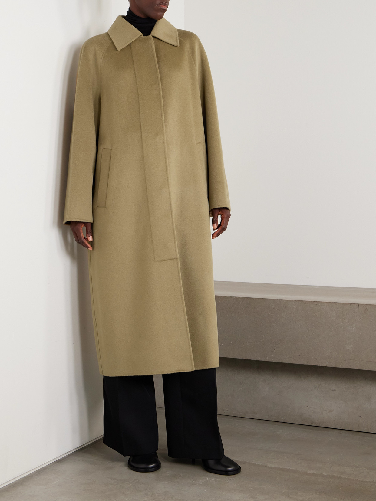 Leandra Wool And Cashmere-blend Coat - 4