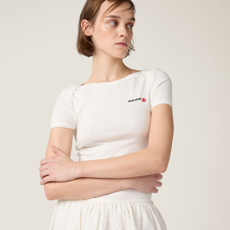 Petit Bateau X 미우 Miu 스트레치 jersey bodysuit 5