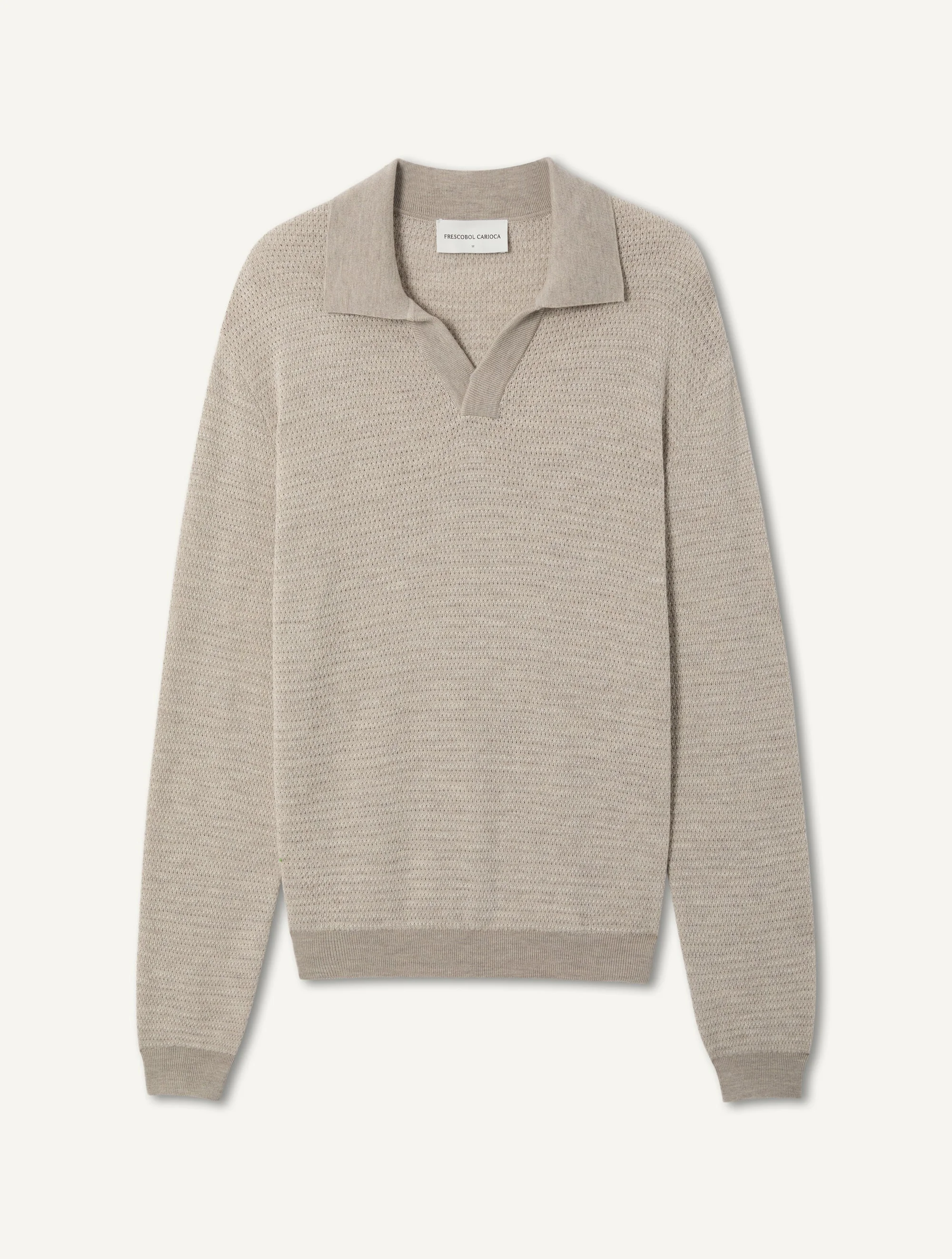 ORLANDO MERINO WOOL POLO - 1
