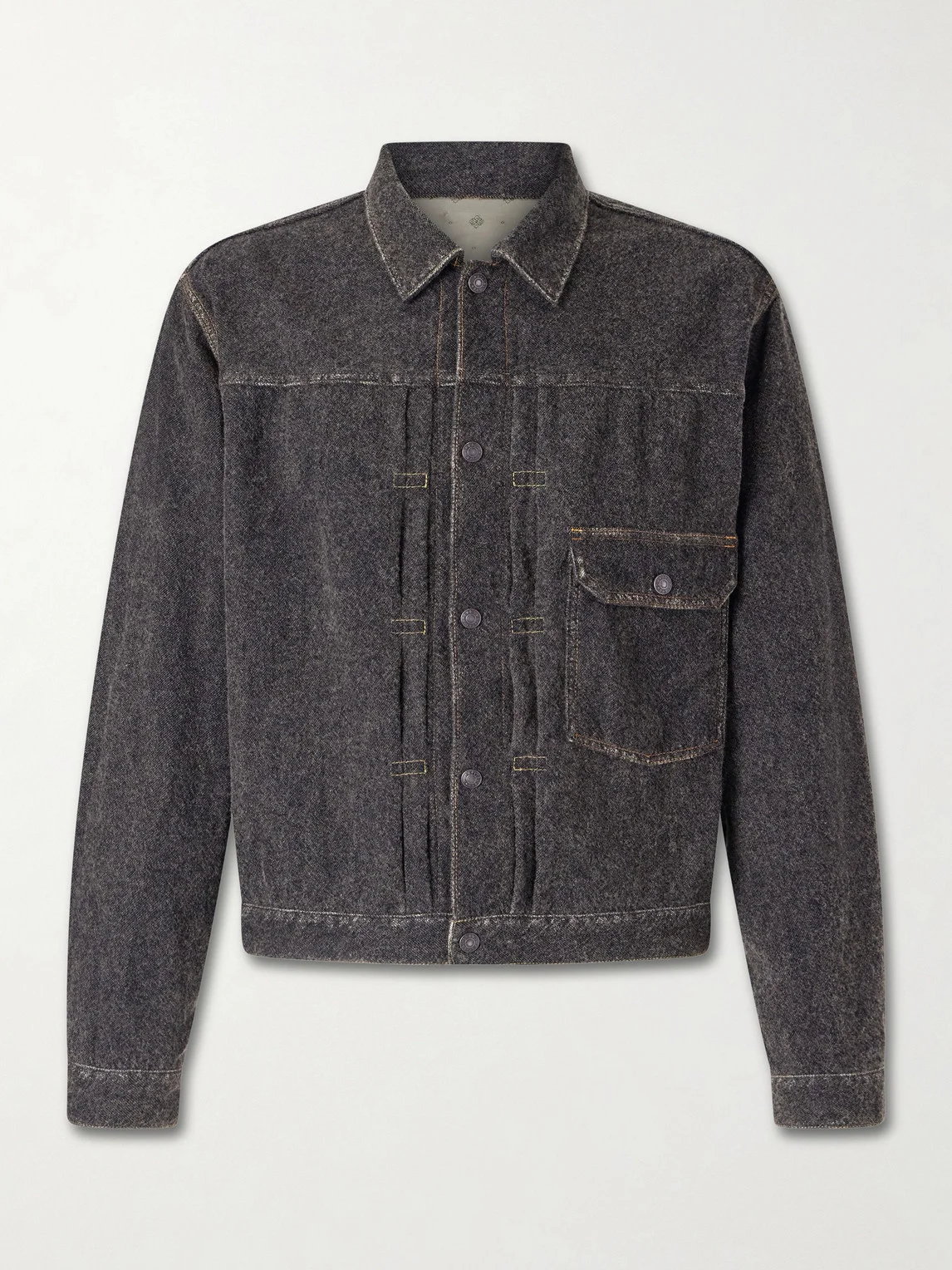 Cropped Cotton-Blend Twill Jacket - 1
