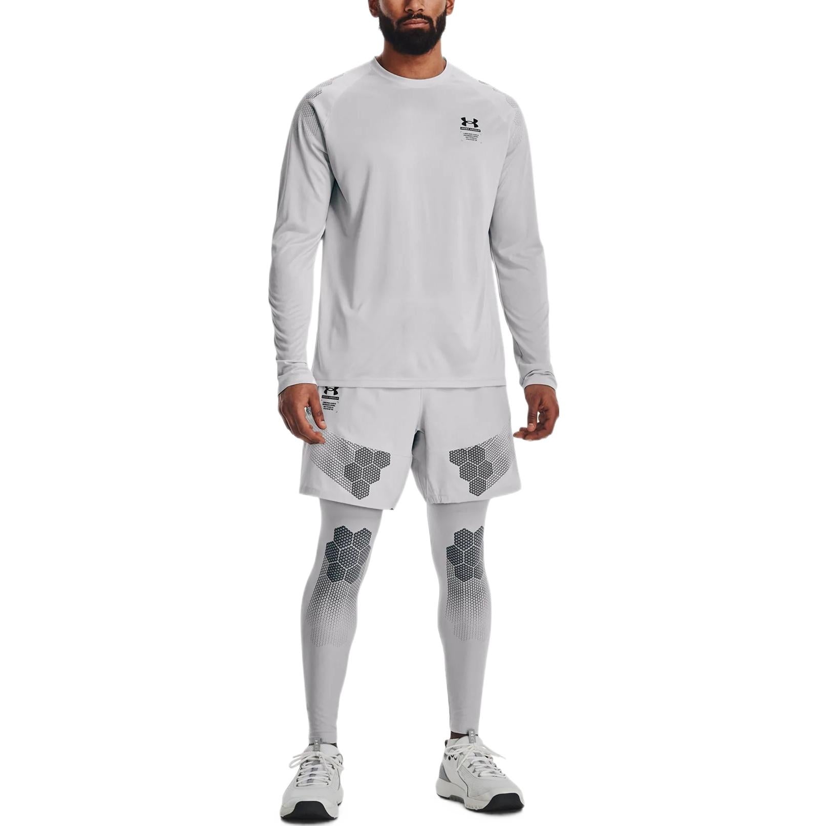 Under Armour Armourprint Woven Shorts 'White Grey' 1370416-014 - 3