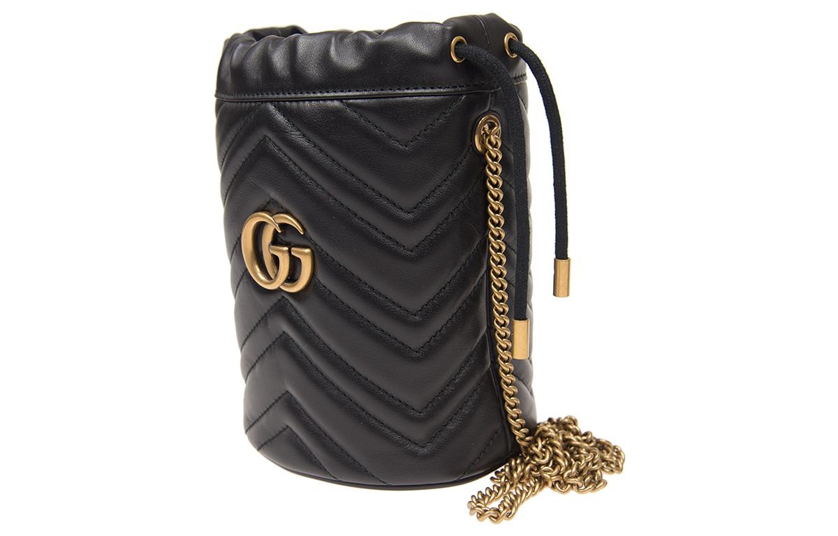(WMNS) Gucci GG Marmont Mini Crossbody Bag Black 575163-DTDRT-1000 - 2