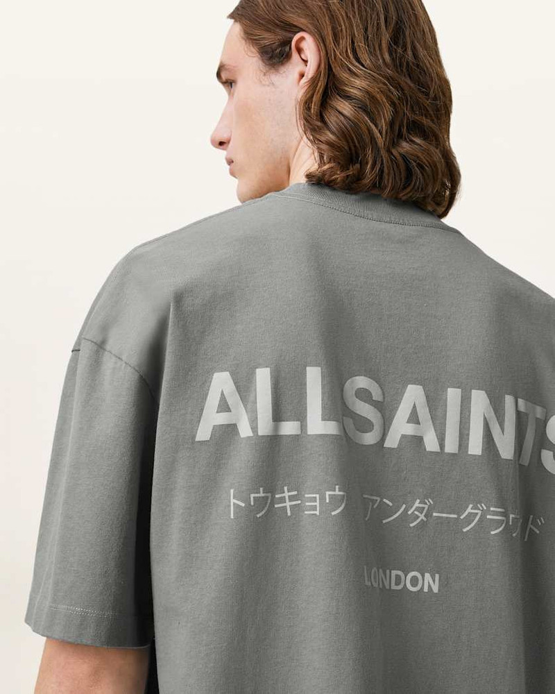 ALLSAINTS UNDERGROUND OVERSIZED CREW NECK T-SHIRT outlook