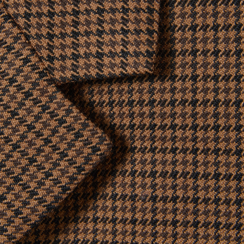 Embroidered houndstooth wool jacket 7