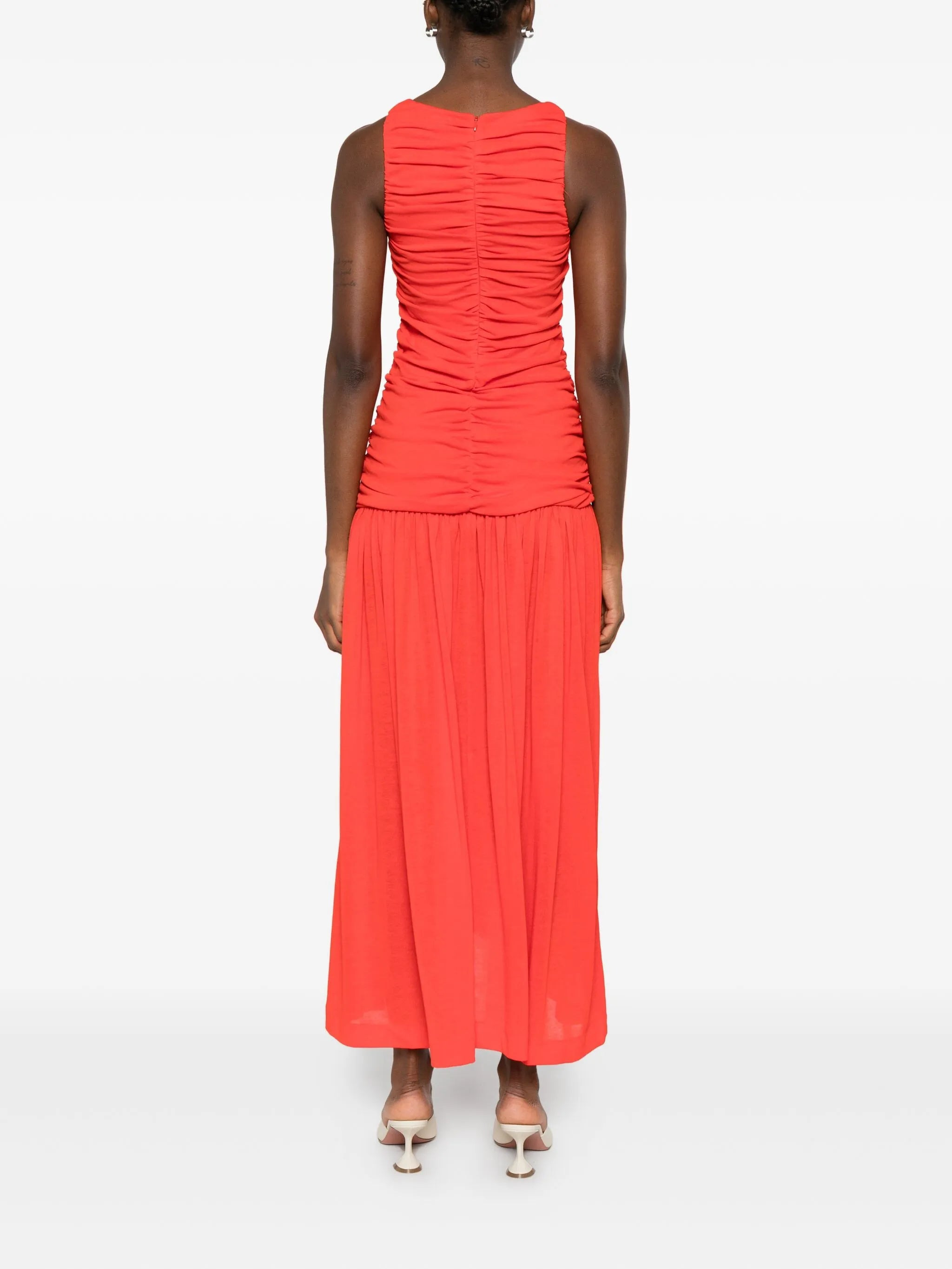 Bite Studios Evidente Gathered-waist Dress - 4