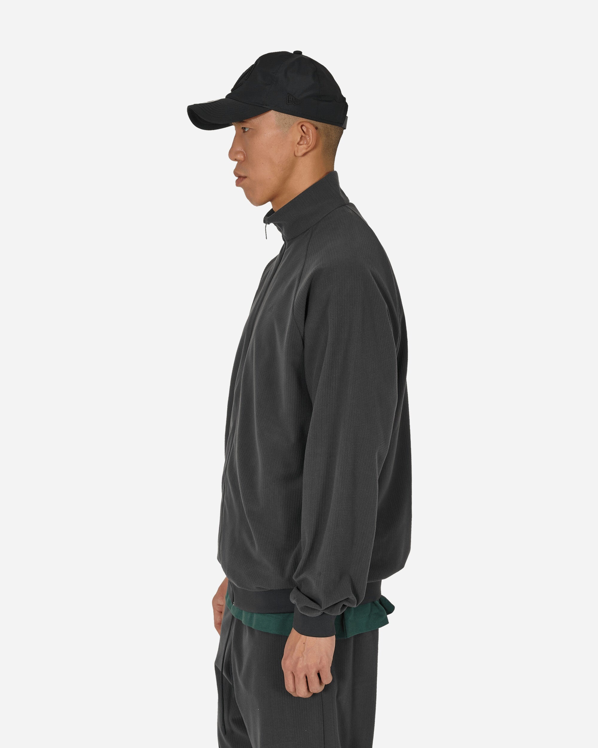 adidas Basketball Brushed Track Top Carbon | slamjam