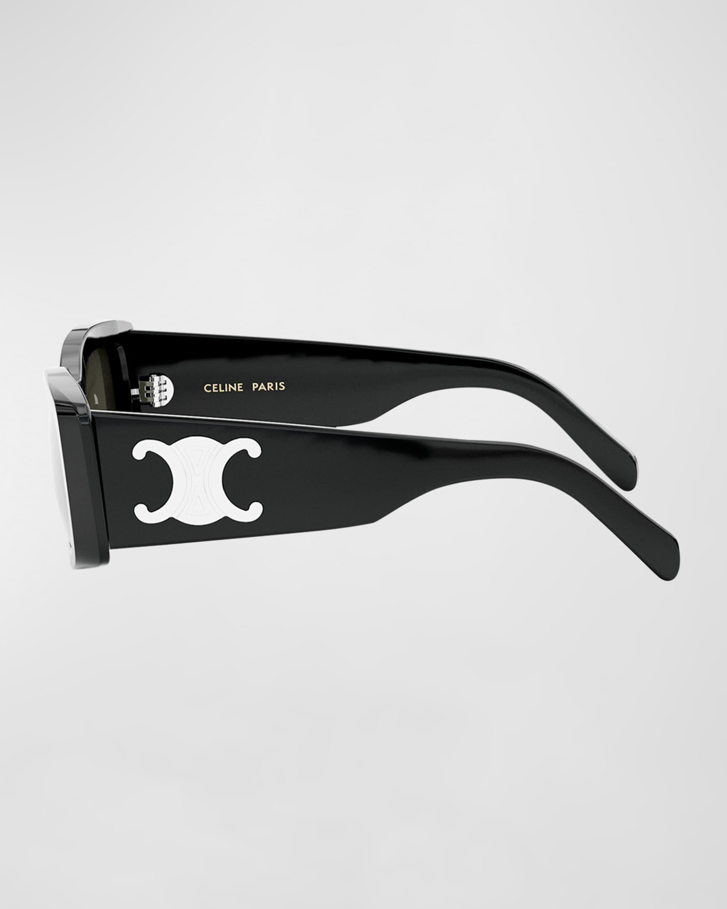 Triomphe Acetate Rectangle Sunglasses - 4