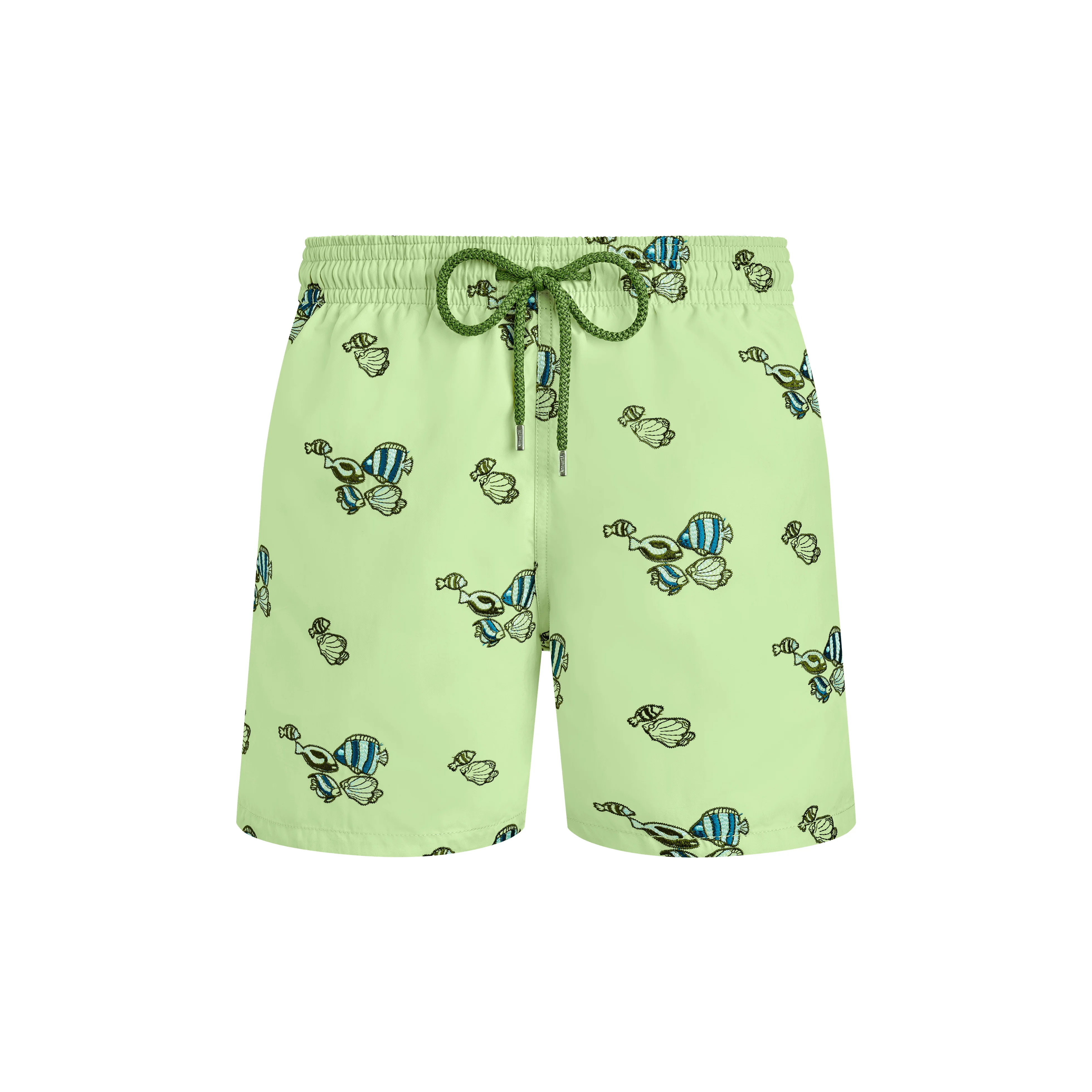 Men Swim Trunks Embroidered Fishy Vibes - Limited Edition - 1