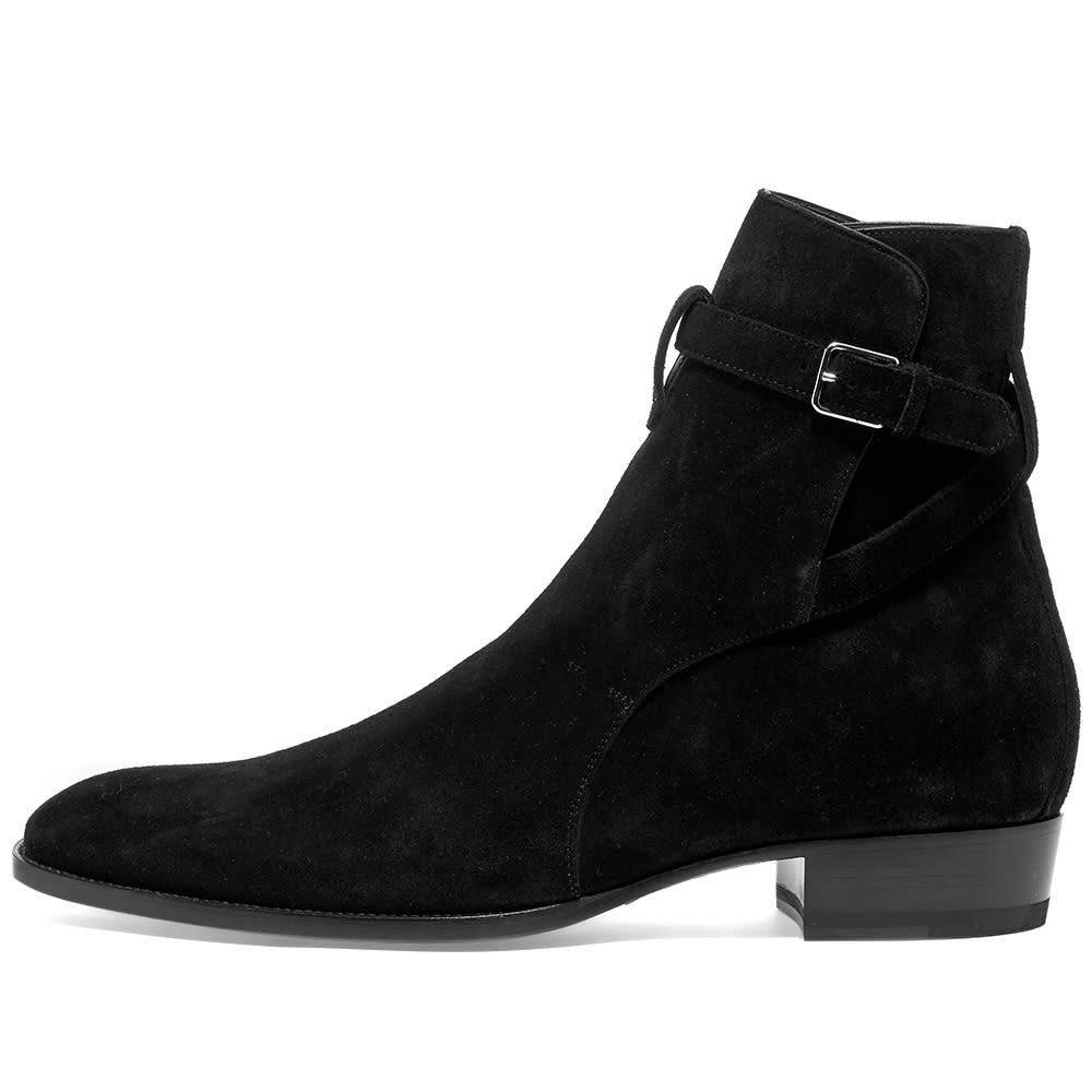 Saint Laurent Wyatt 30mm Suede Jodhpur Boot - 2