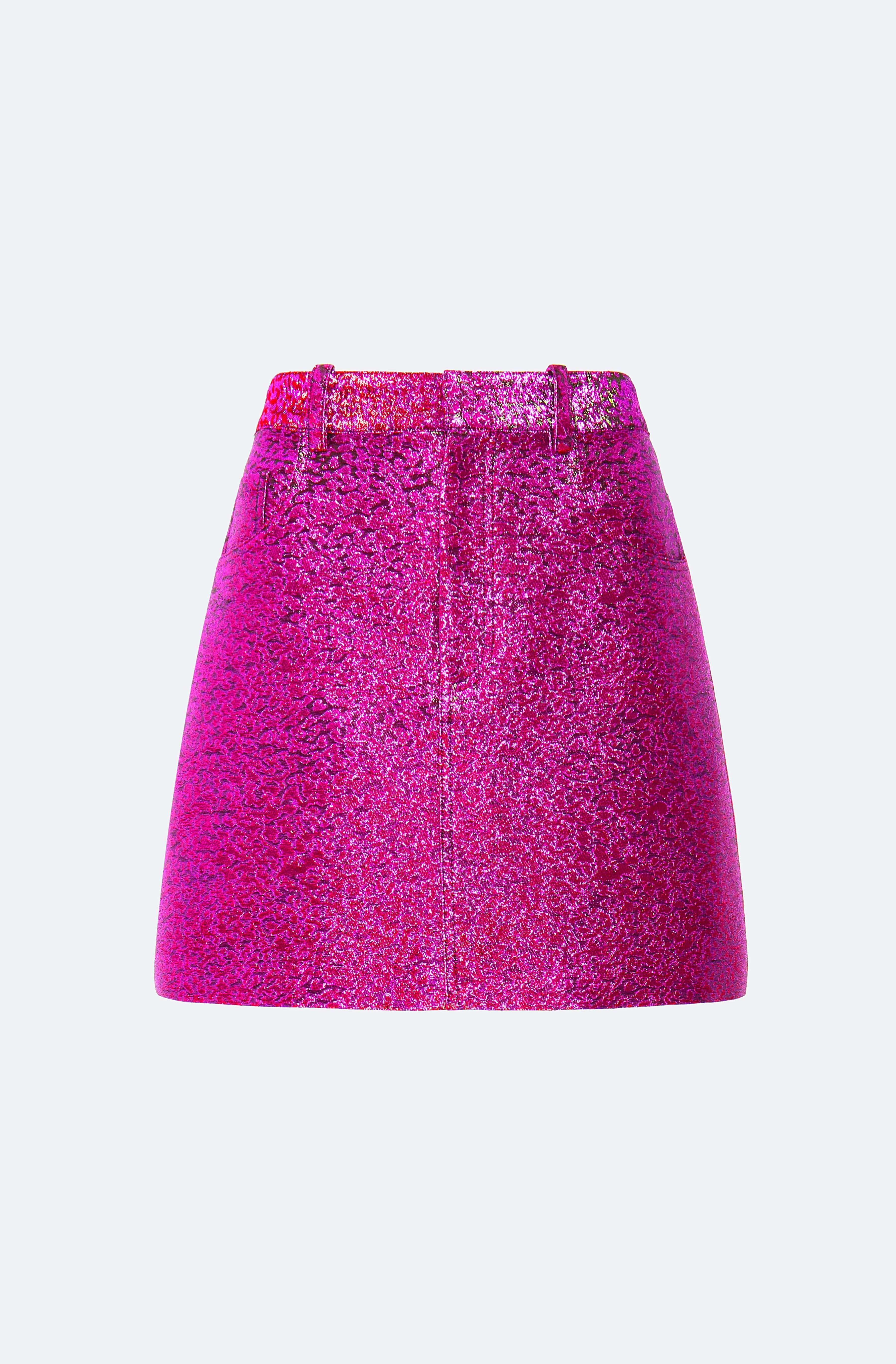 Jacquard Mini Skirt - 1