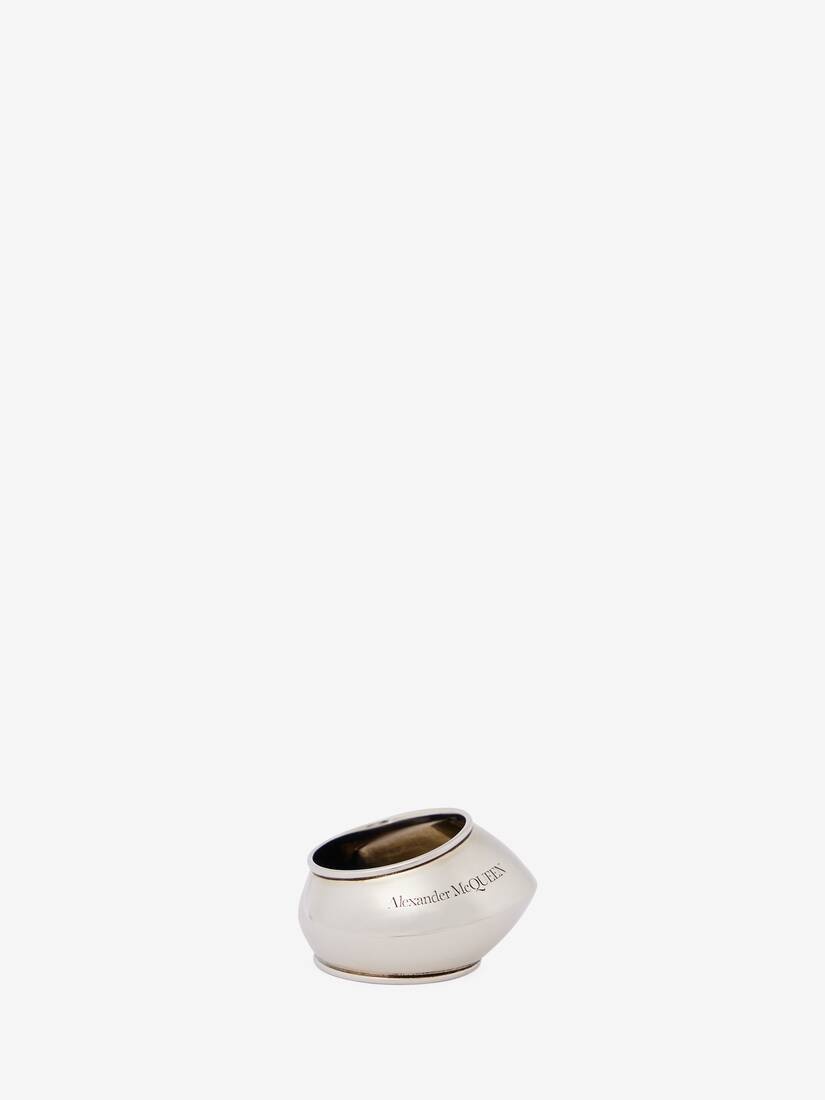 Men's The Gaze Ring in Antique Silver - 2