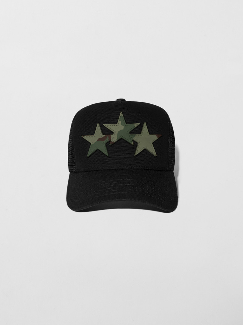 THREE STAR TRUCKER HAT 1