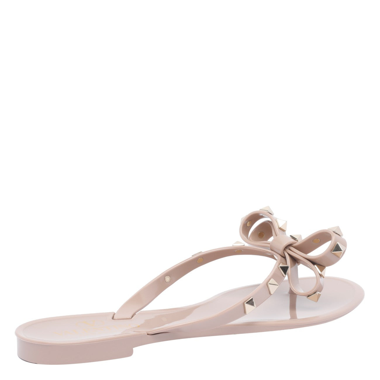 Valentino Garavani Women Rockstud Rubber Flip Flops - 3
