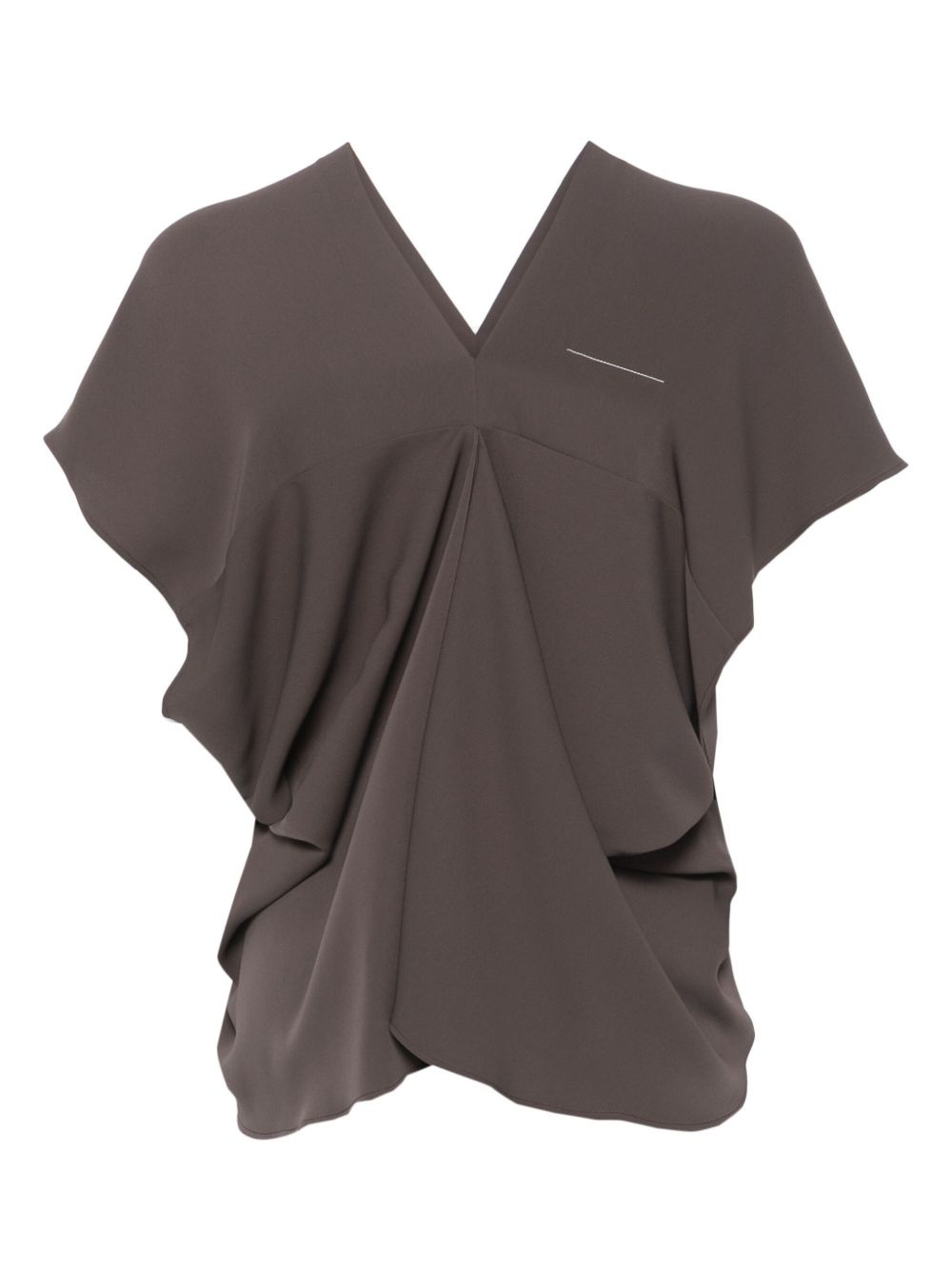 draped blouse - 2