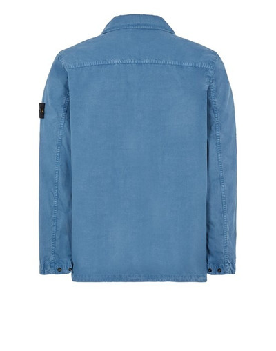 Stone Island 439WN BRUSHED COTTON CANVAS_GARMENT DYED 'OLD' EFFECT MID BLUE outlook