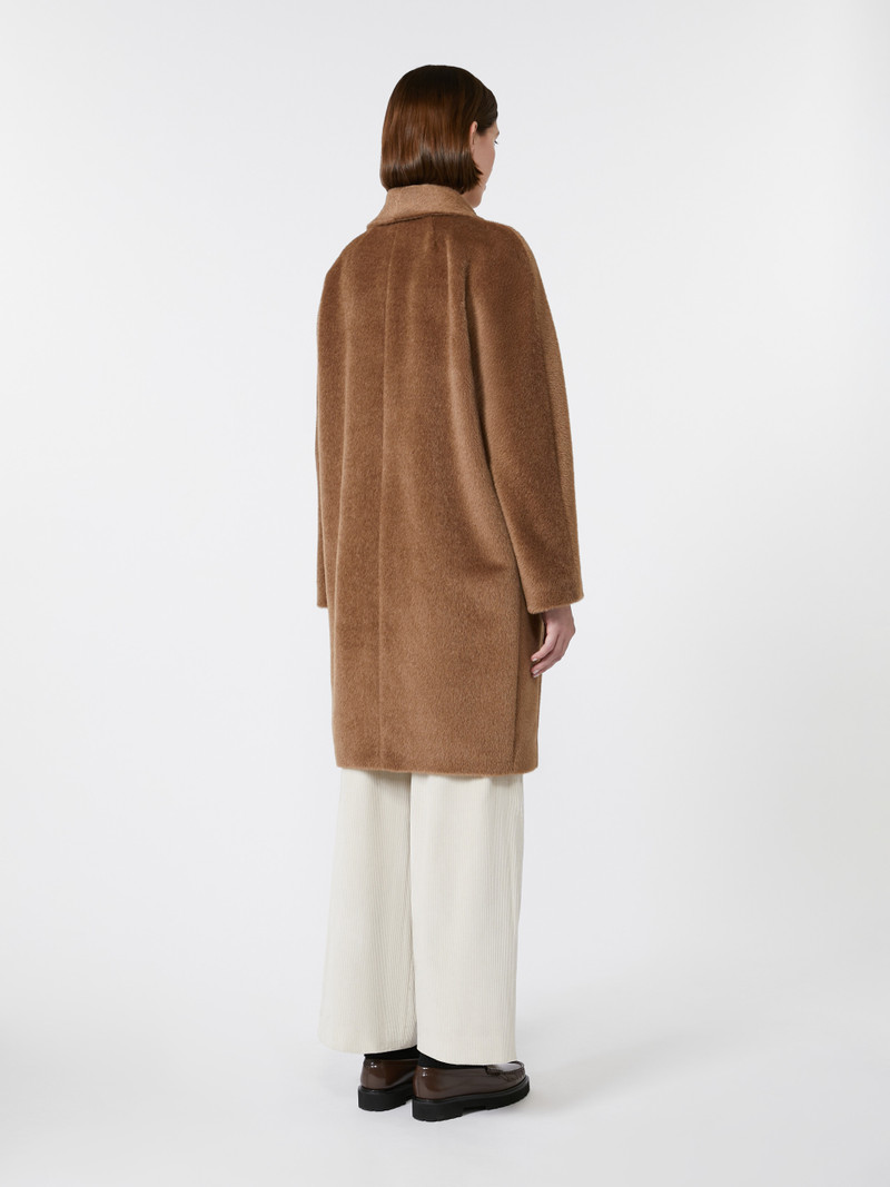 ROSETO Wool and alpaca midi coat 4