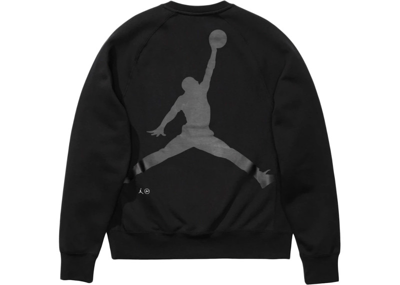 Jordan 공기 요르단 x 조각 Crewneck 스웨터 '블랙 반사 실버' DA2989-010 outlook