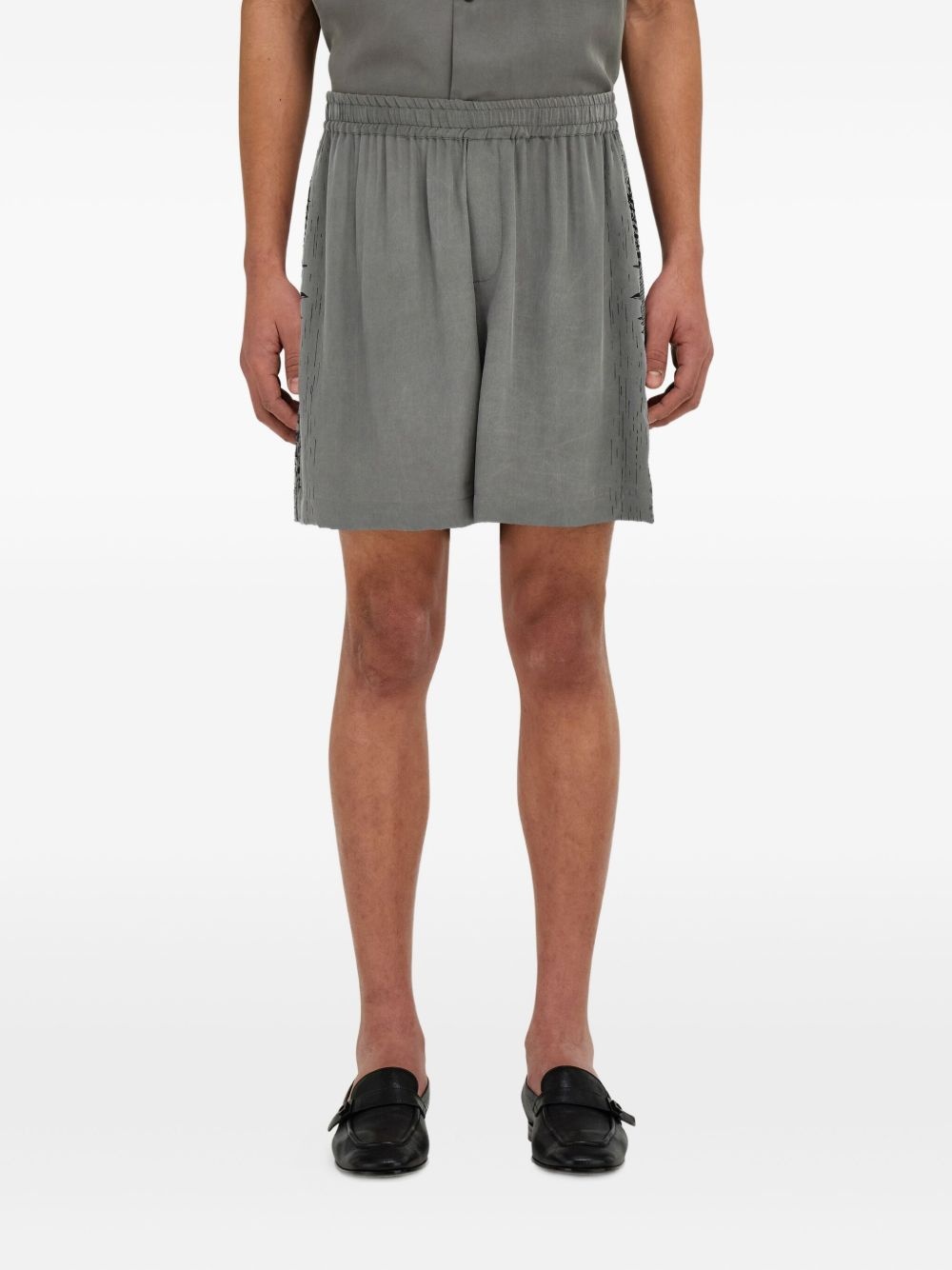 silk bermuda shorts - 3