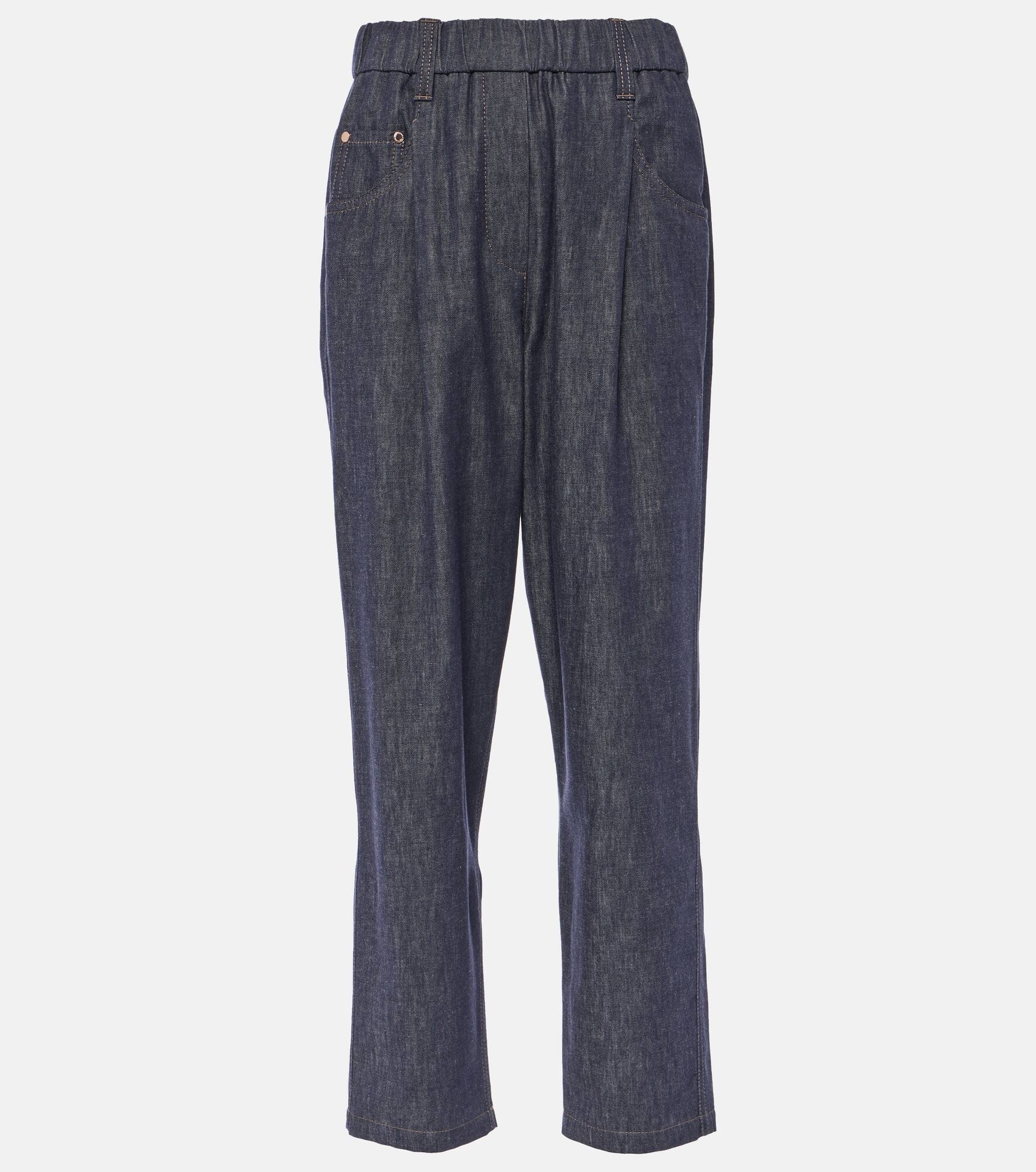 Mid-rise slim jeans - 1
