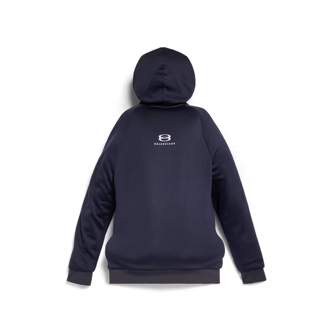 Offshore Zip-up Hoodie Medium Fit in Black Faded