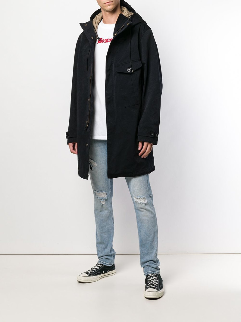 Ten C hooded parka coat outlook