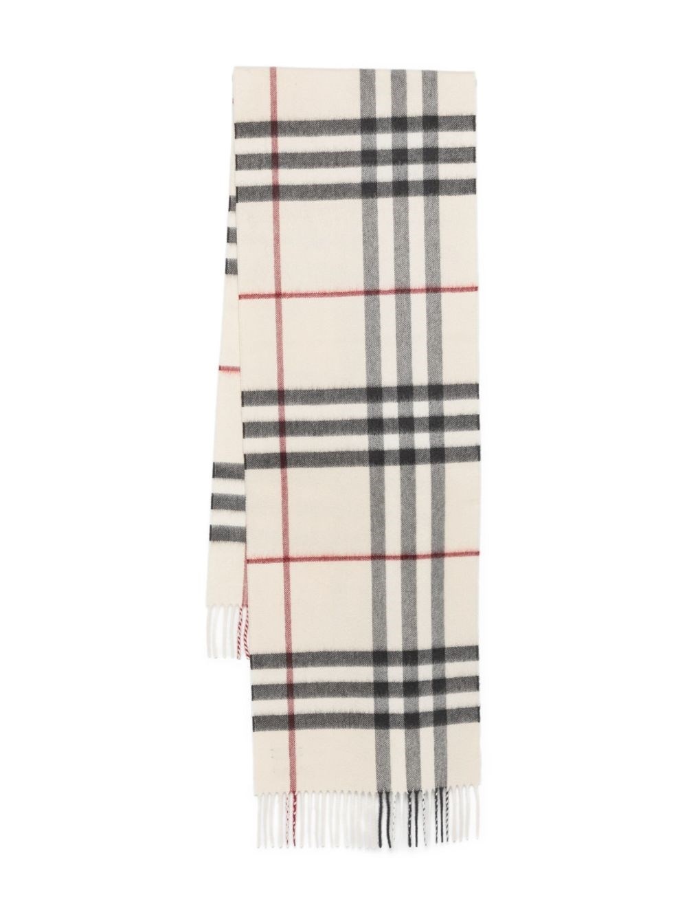 Giant Check cashmere scarf - 1