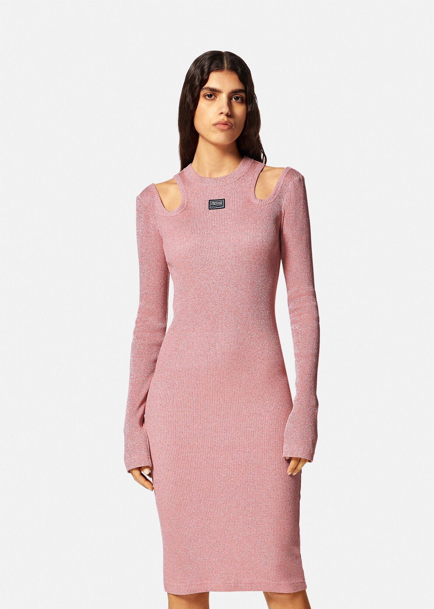 Logo Cut-Out Midi Dress - 3