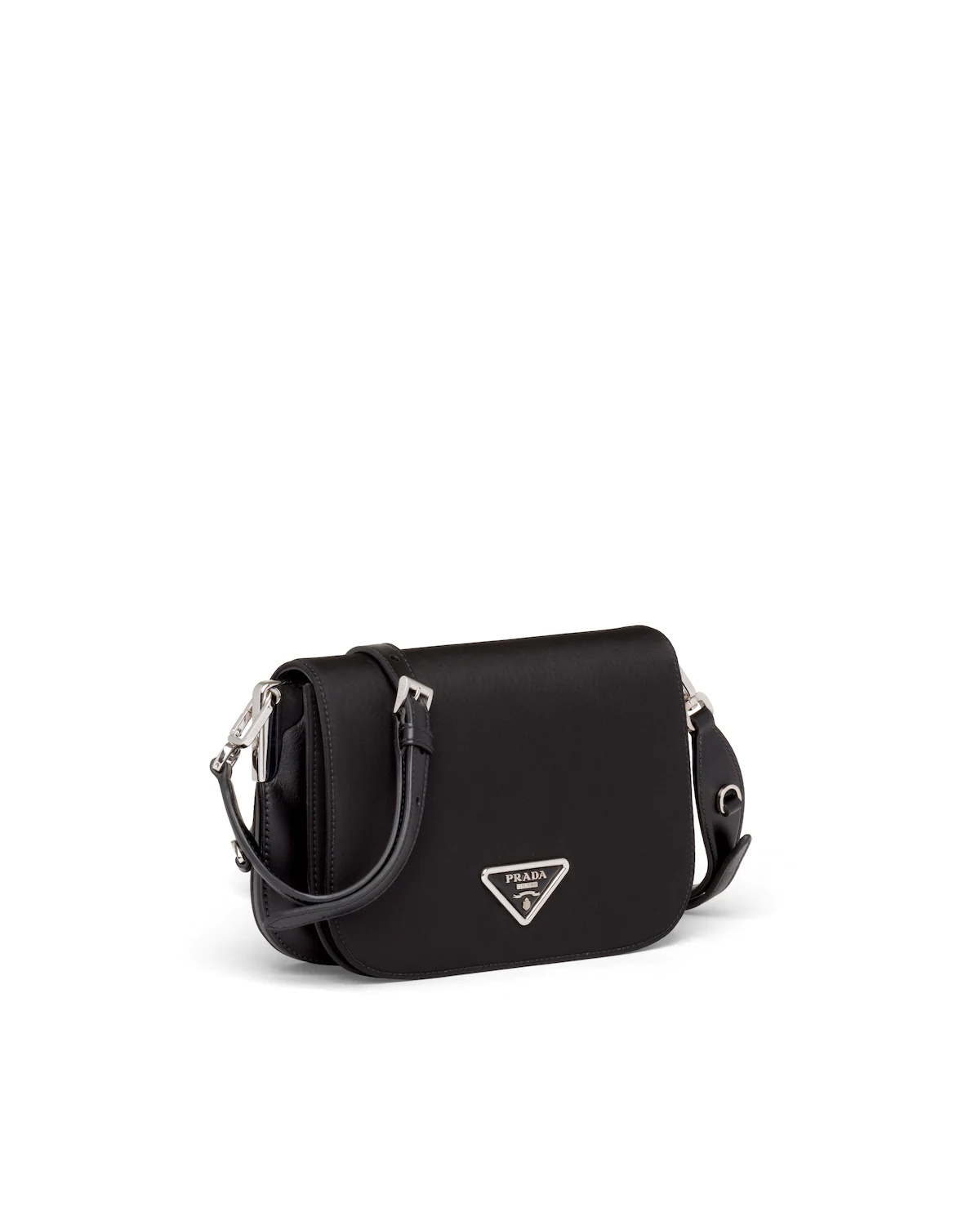 Nylon and leather shoulder bag - 3