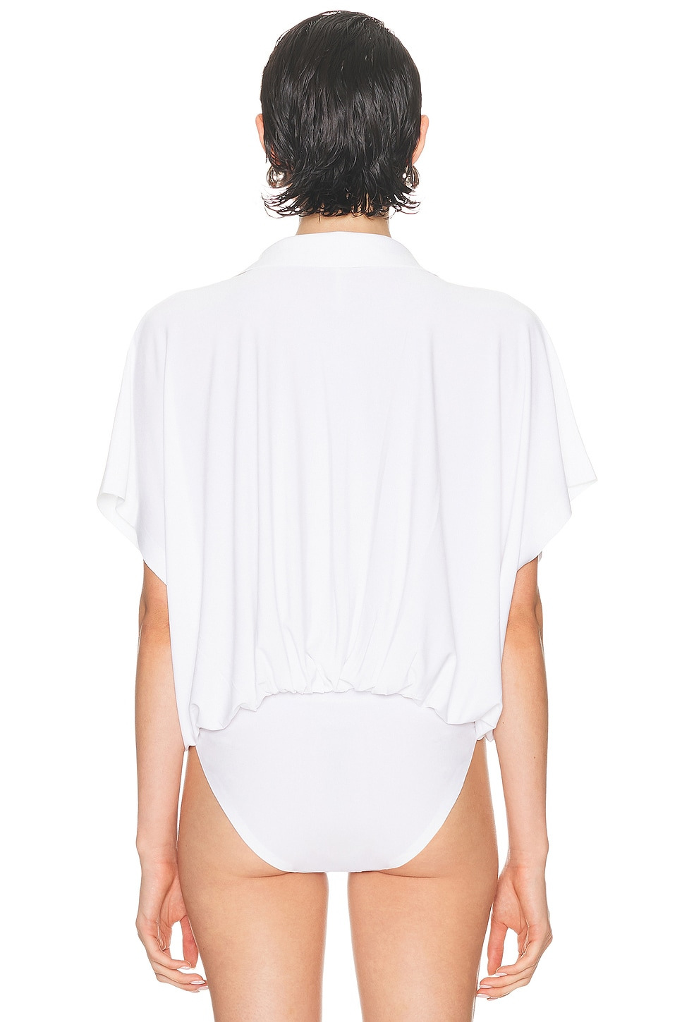 Super Oversized Sleeveless Boyfriend Bodysuit - 4