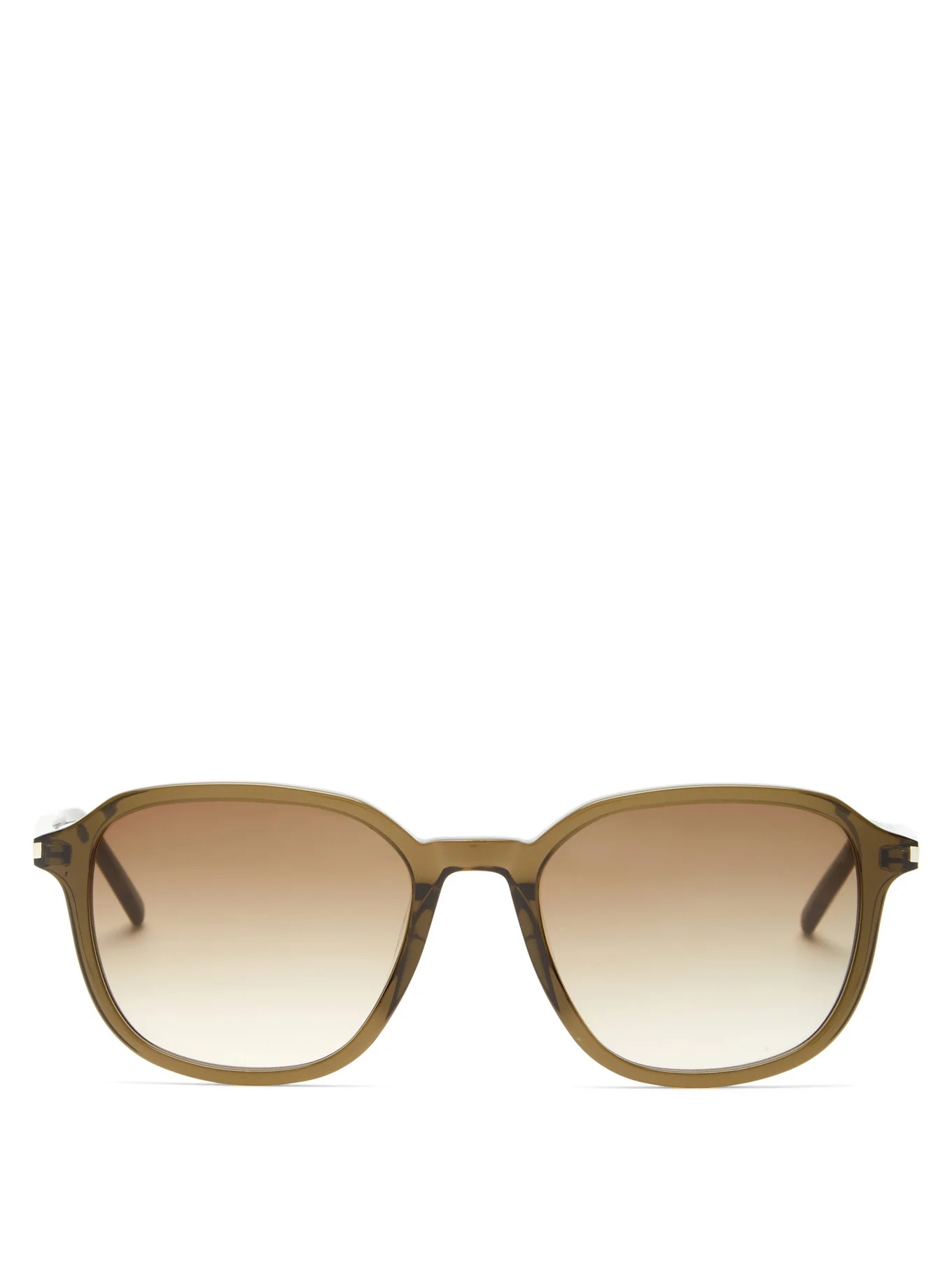 Square acetate sunglasses - 1