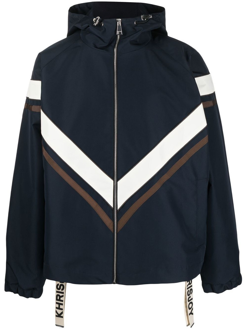 hooded zipped-up jacket - 1