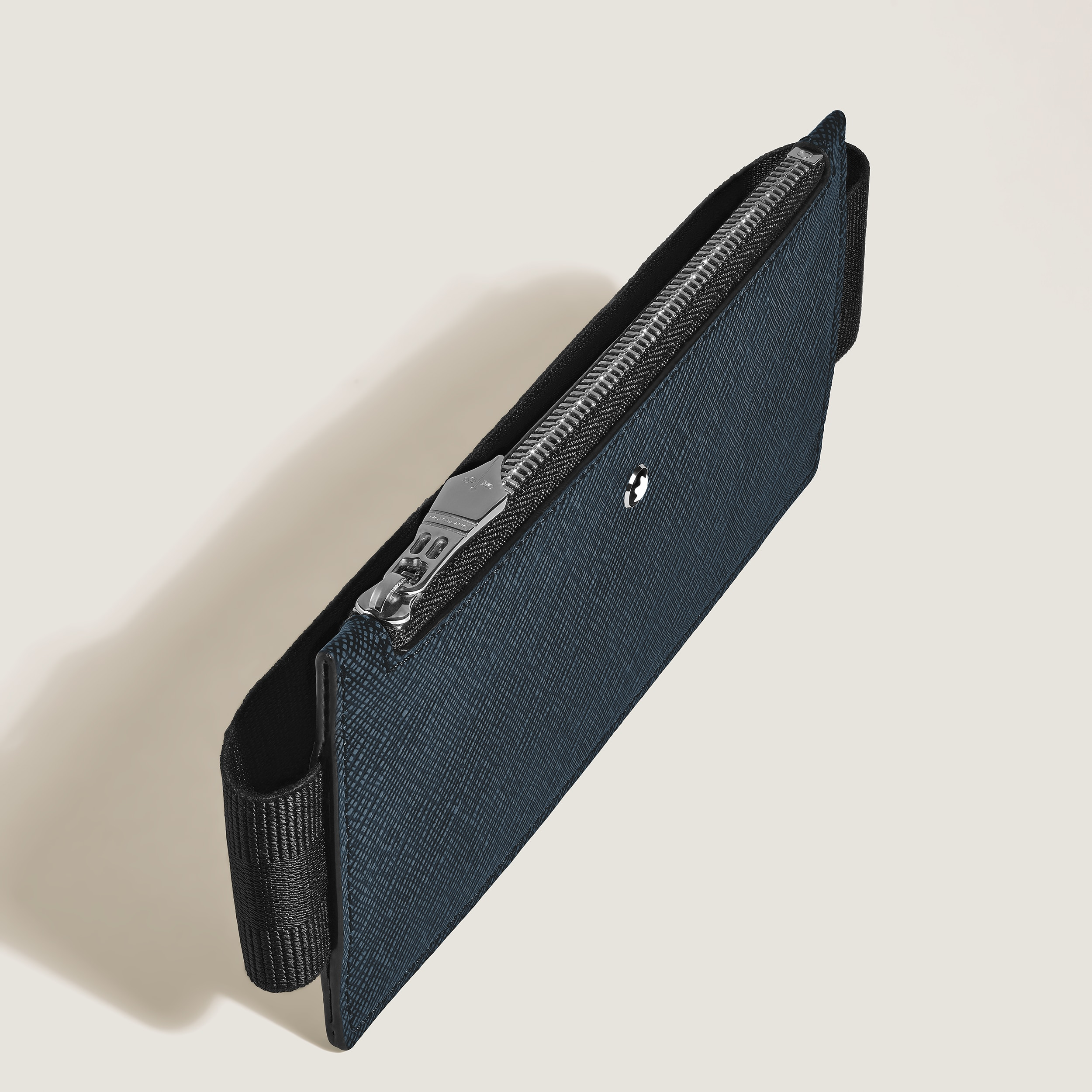 SARTORIAL 2 PEN POUCH ZIP WITH ELASTIC BAND - 3
