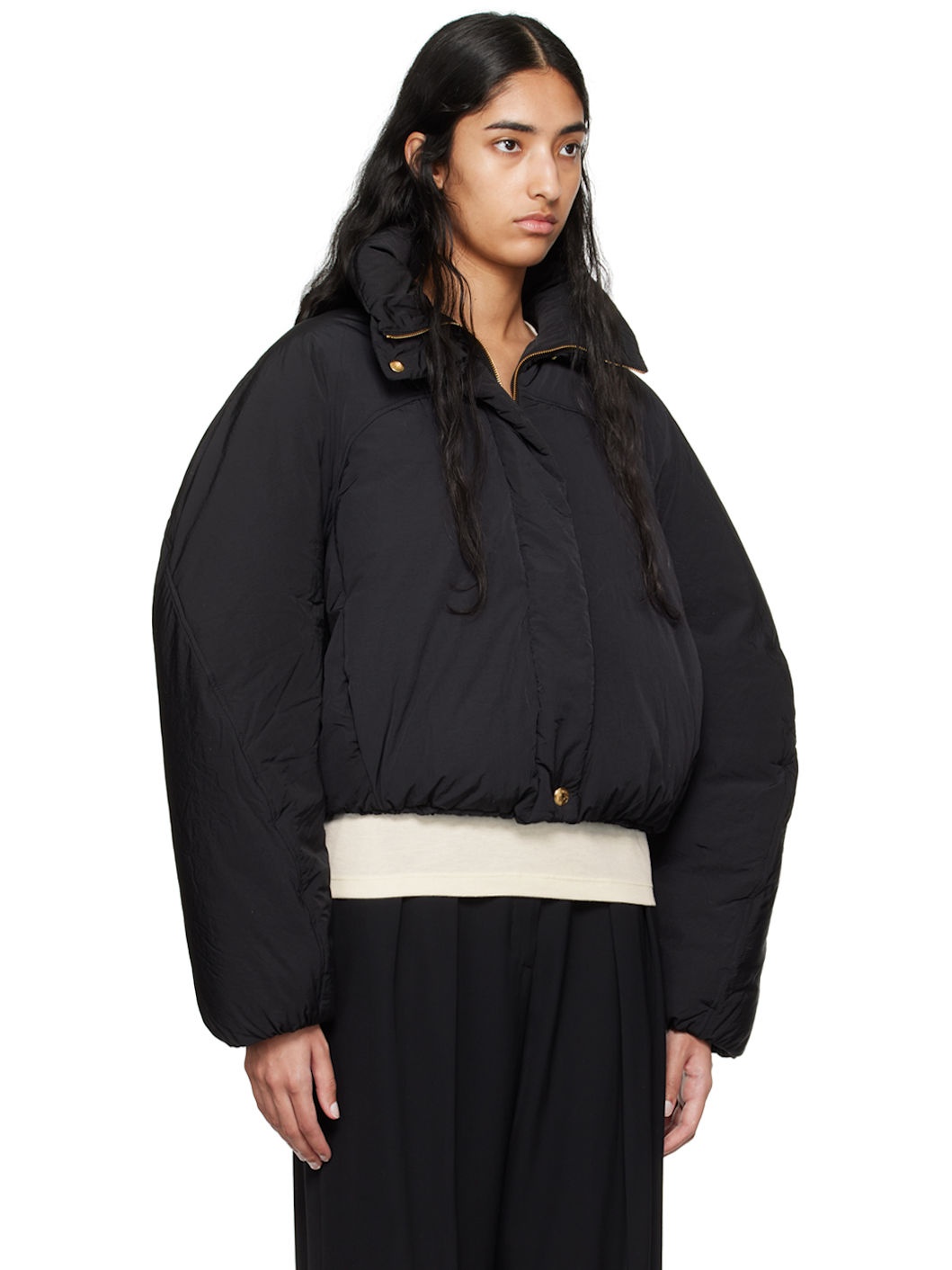 Black La Casa 'La doudoune courte Caraco' Jacket - 2