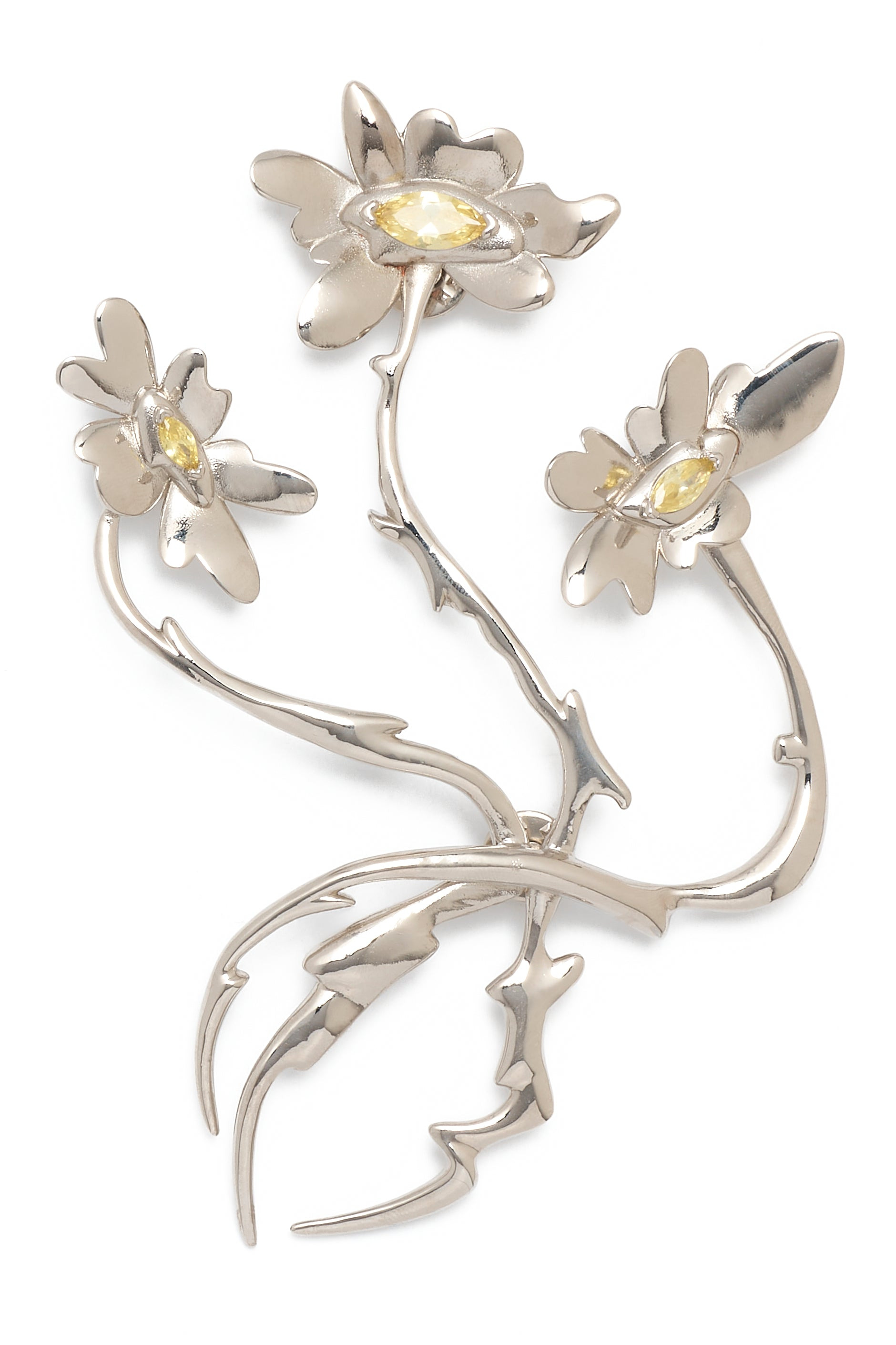 LEMON DAISY BUNCH PIN - 1