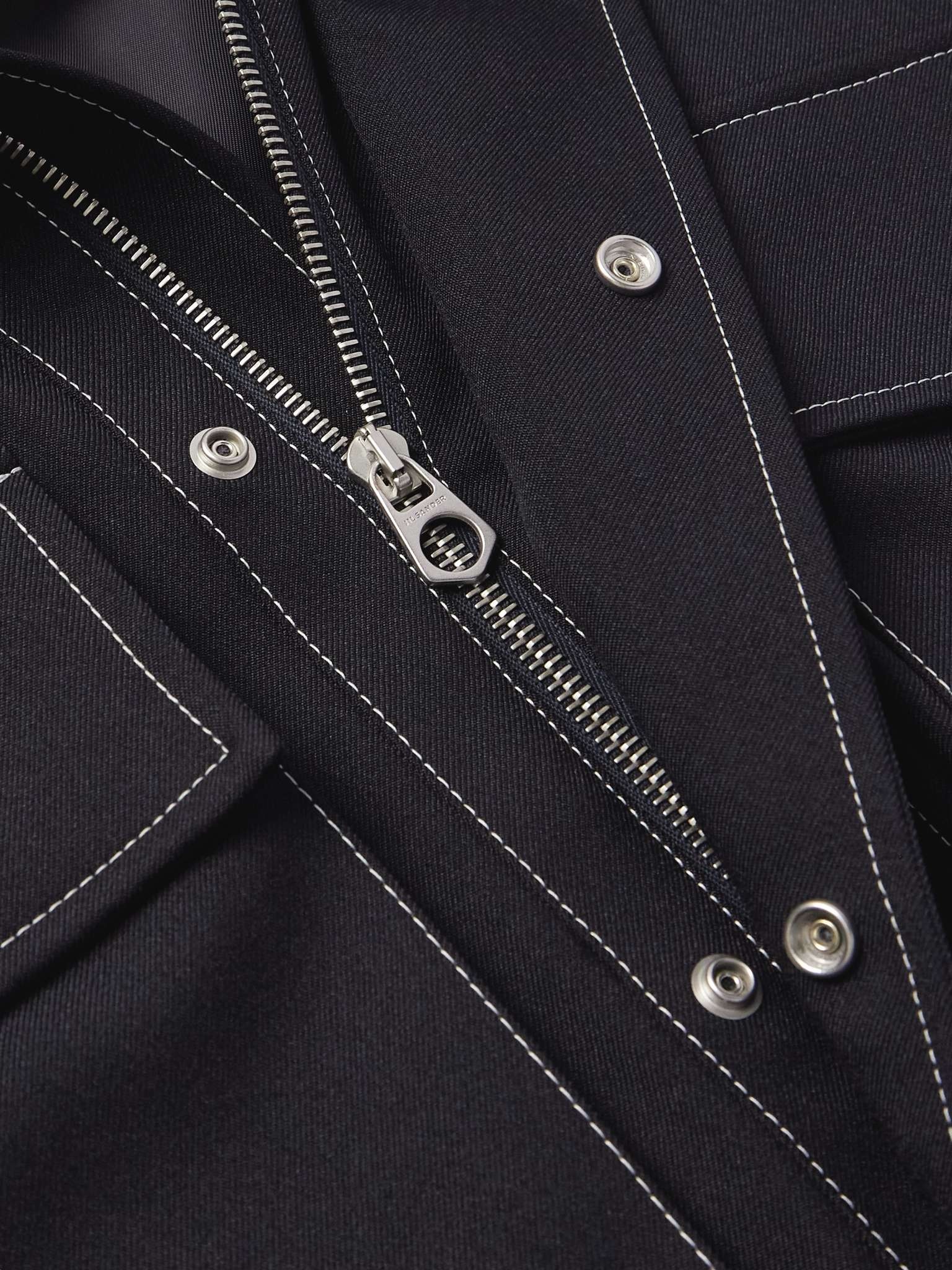 Recycled-Gabardine Blouson Jacket - 4
