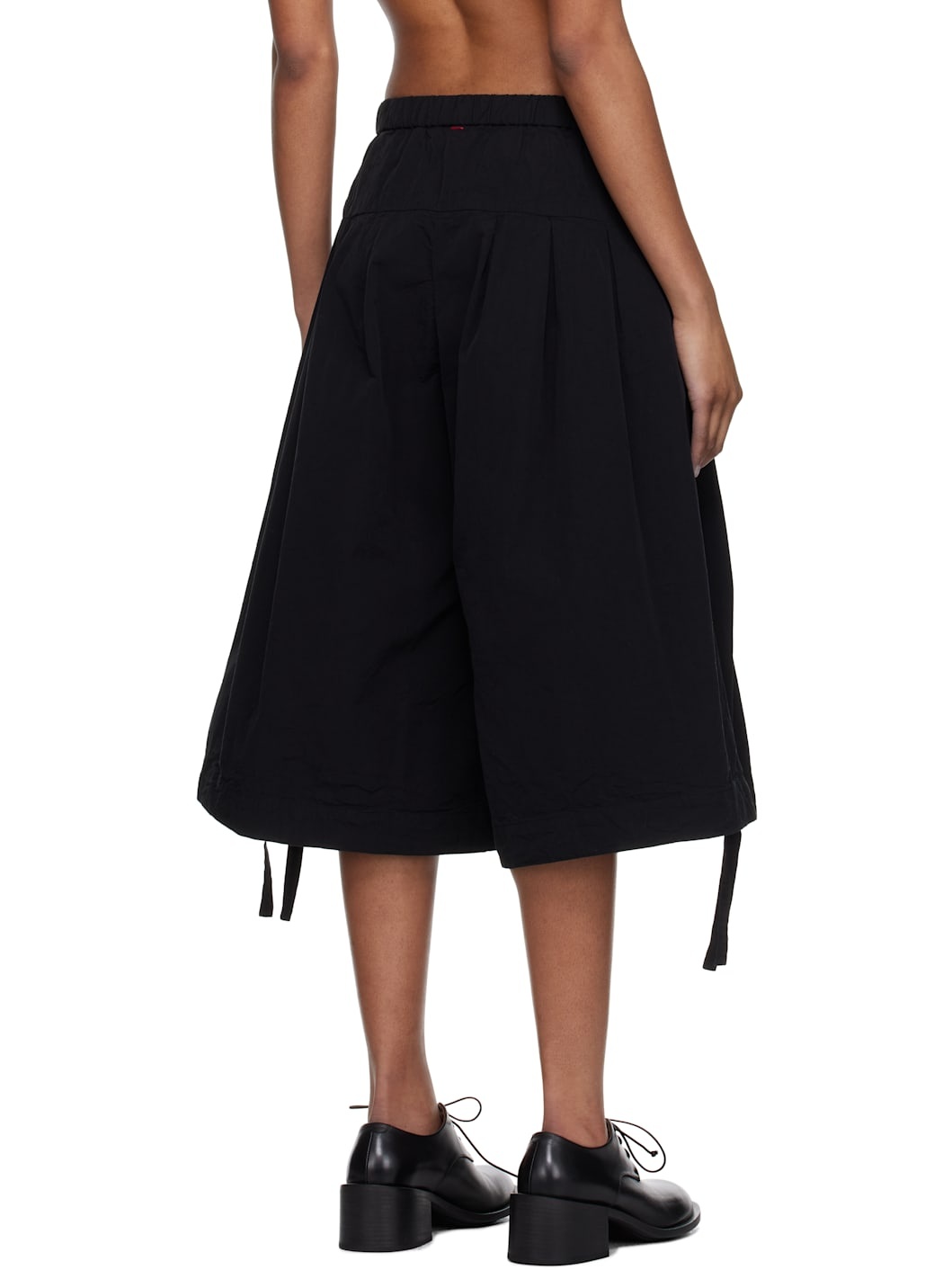Black Pli Shorts - 3