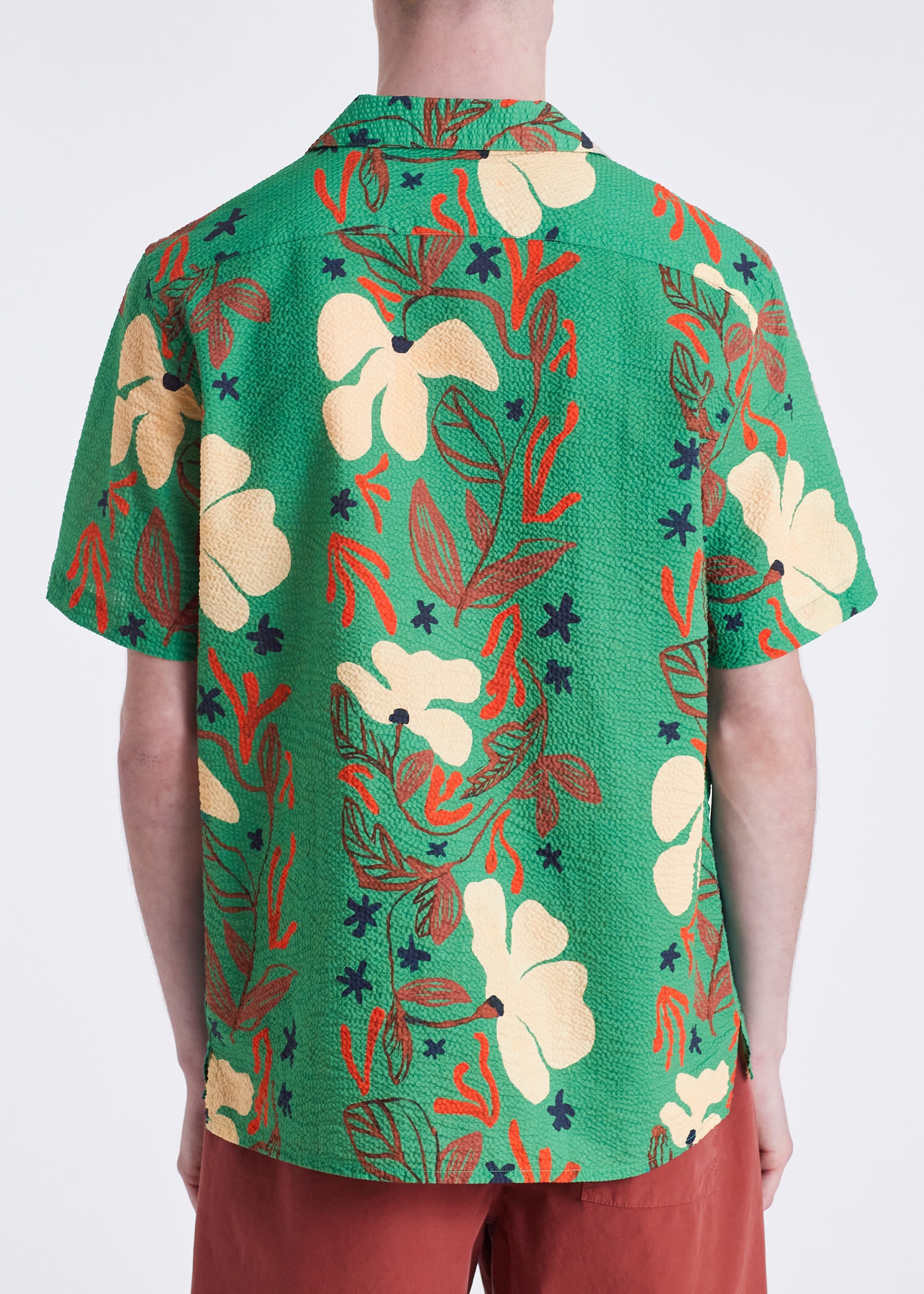 'Sea Floral' Short-Sleeve Shirt - 4