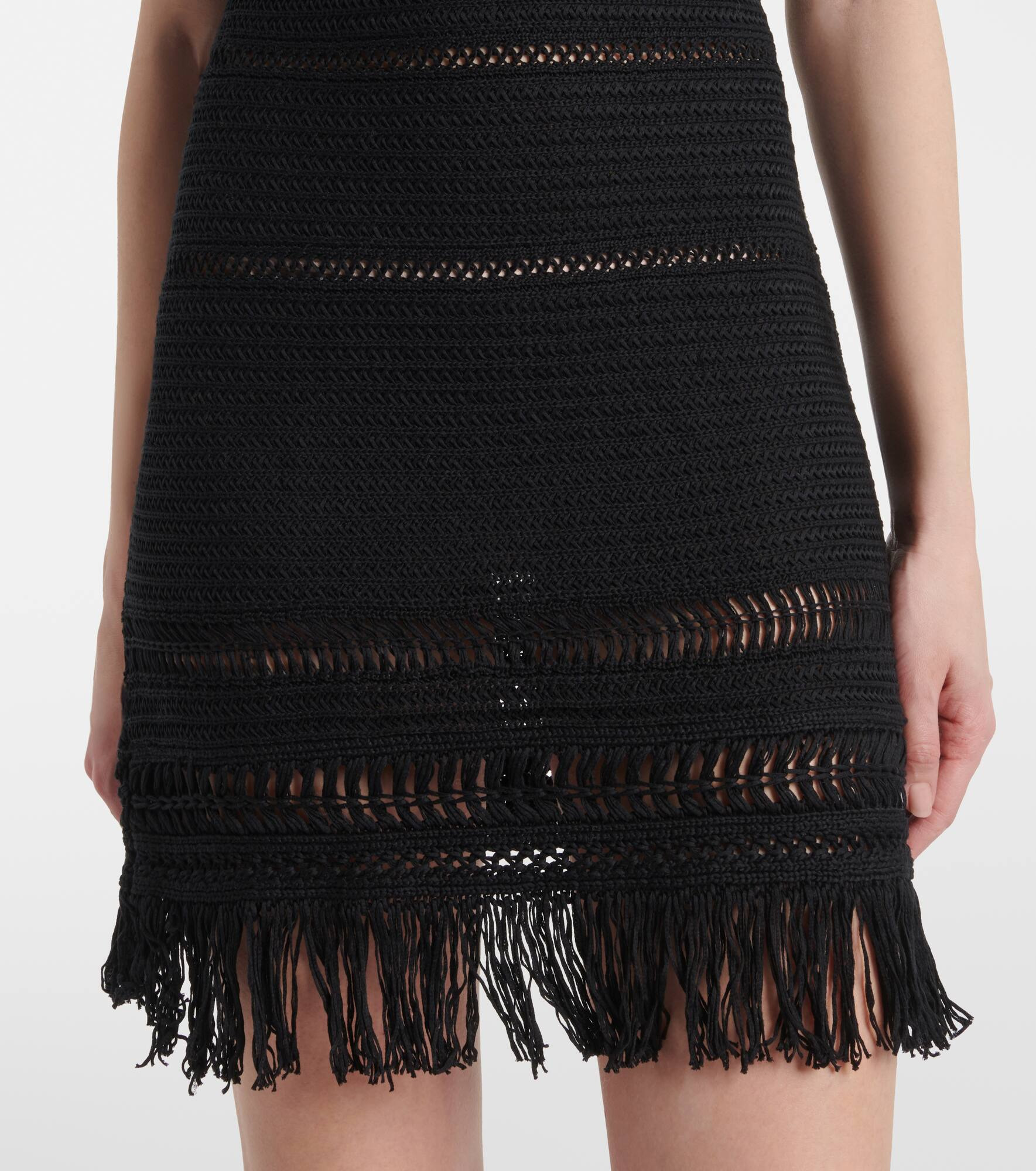 Araliage macramé cotton minidress - 5
