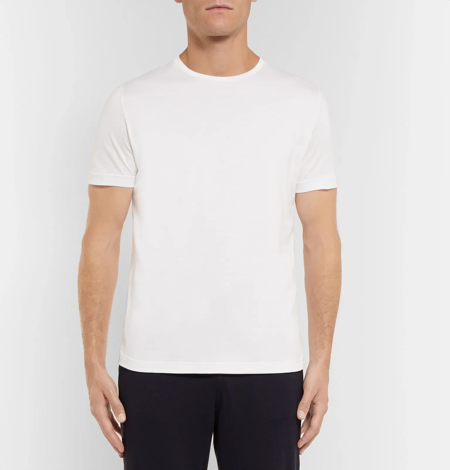 Slim-Fit Silk and Cotton-Blend Jersey T-Shirt - 28