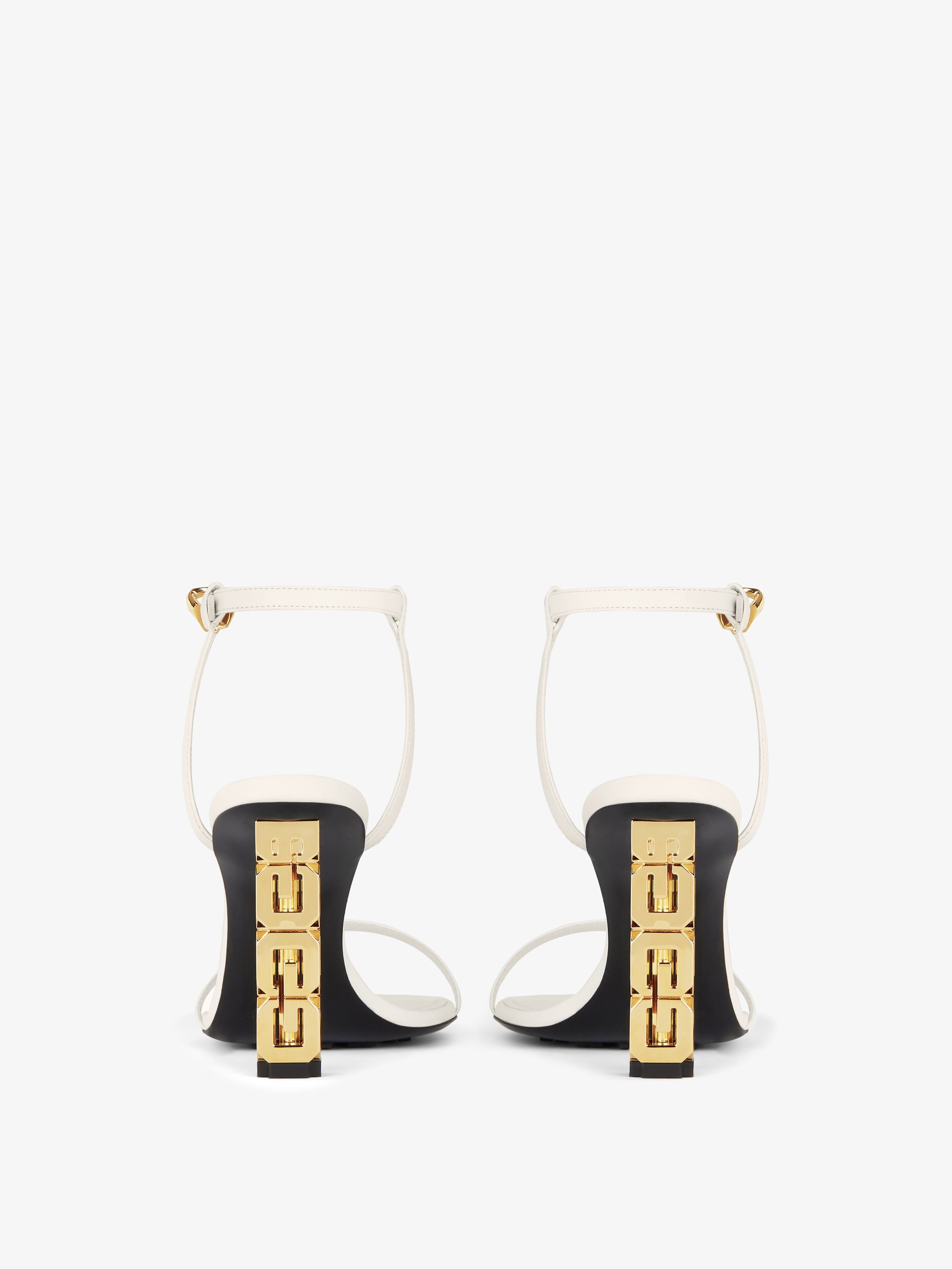 G CUBE SANDALS IN NAPPA LEATHER - 6