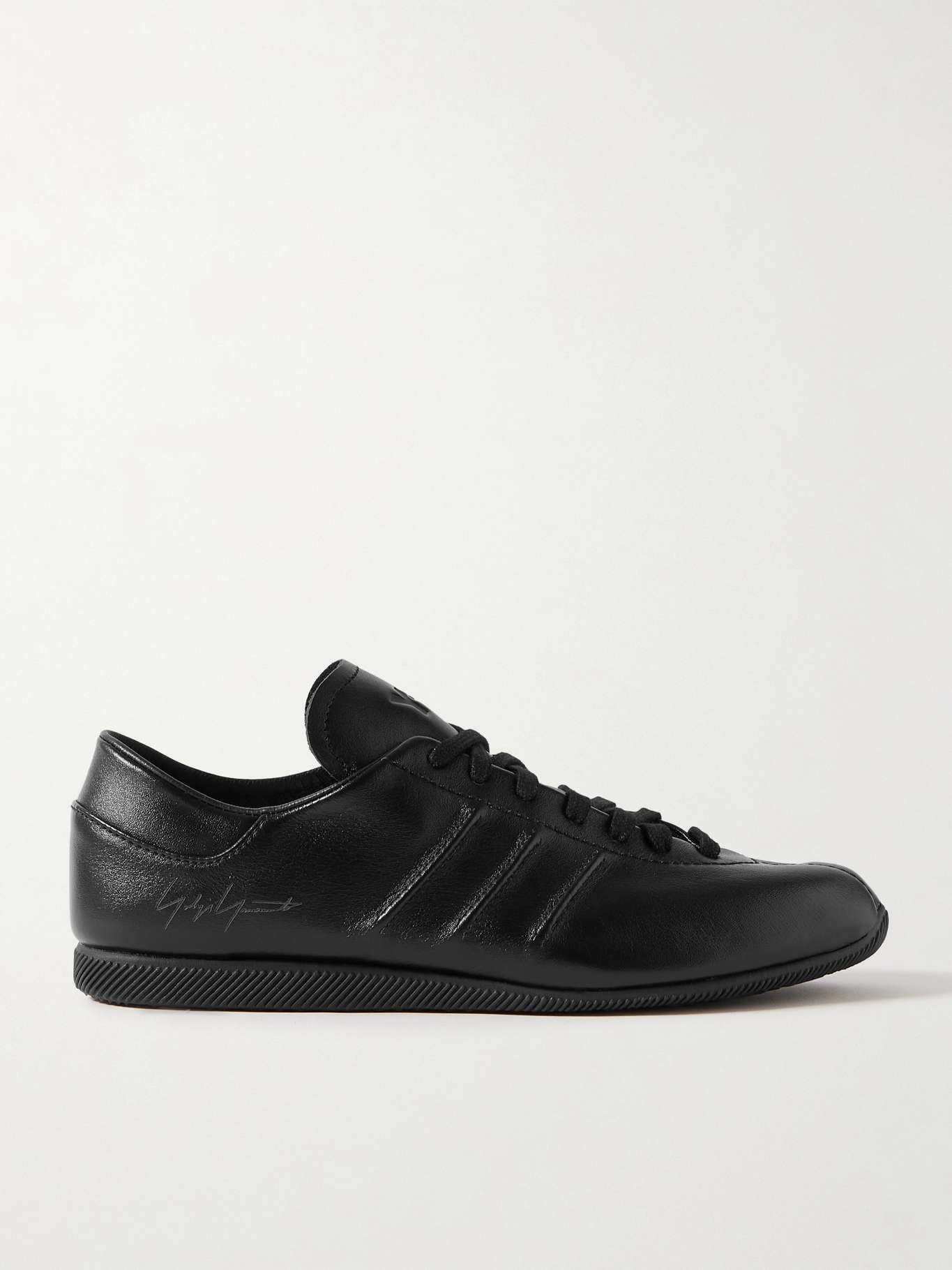 + Y-3 leather sneakers - 1