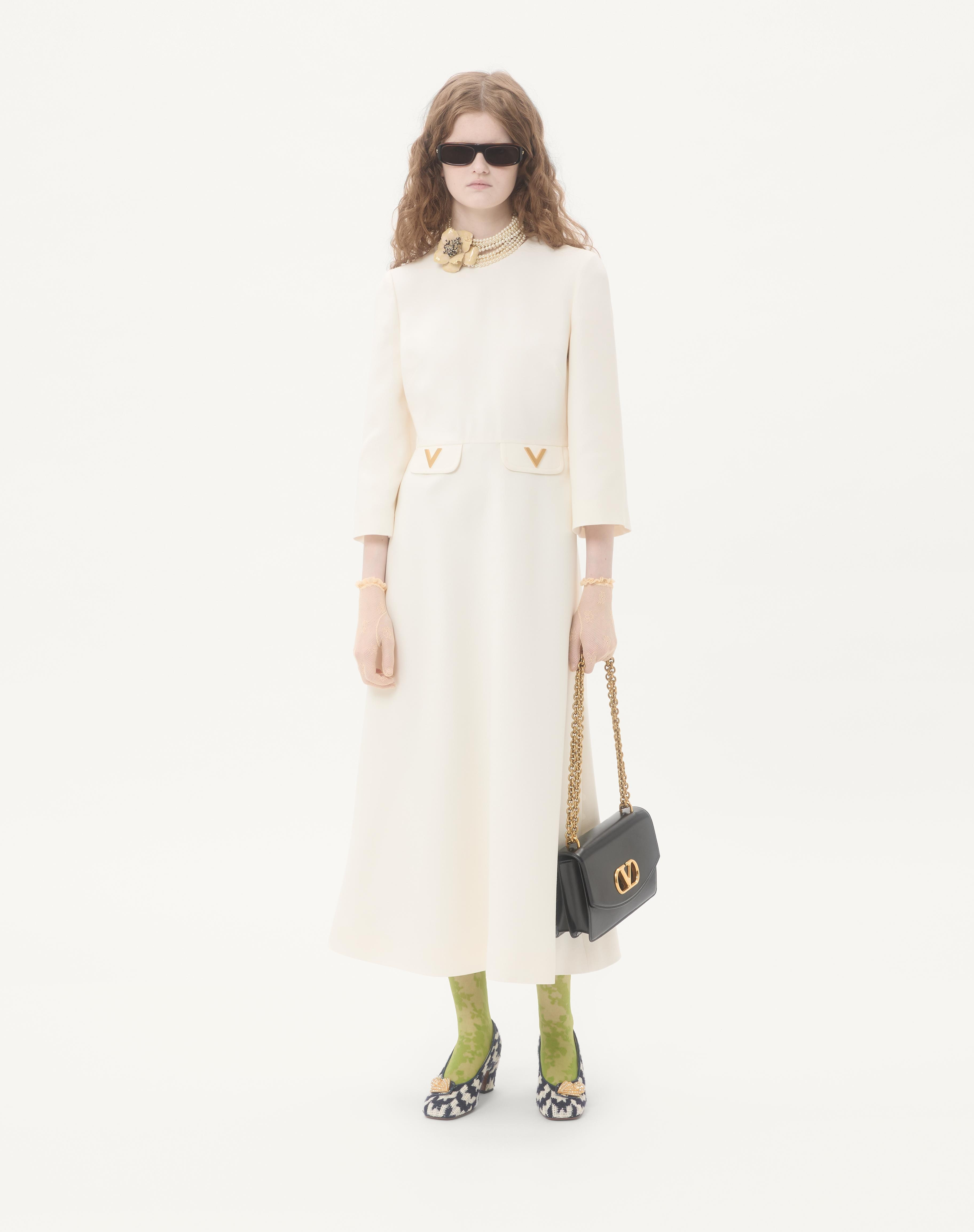 CREPE COUTURE MIDI DRESS - 2