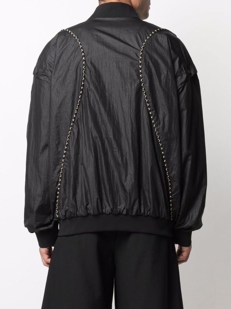 removable-sleeves bomber jacket - 4