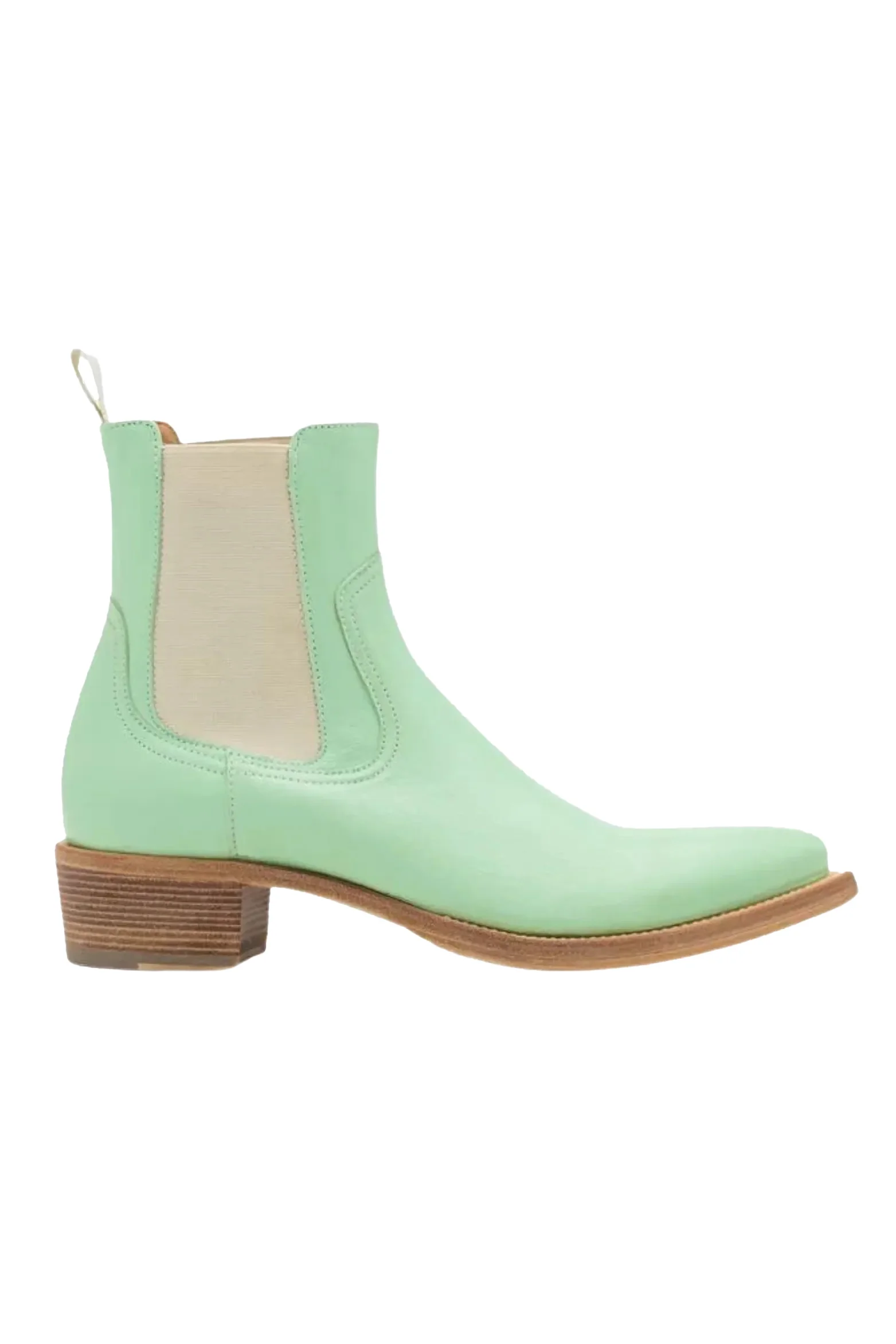 424 Cowboy Ankle Boot In Mint - 1