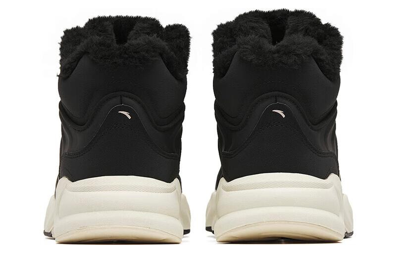 (WMNS) ANTA Walker Fleece High Top 'Black' 922248935-2 - 4